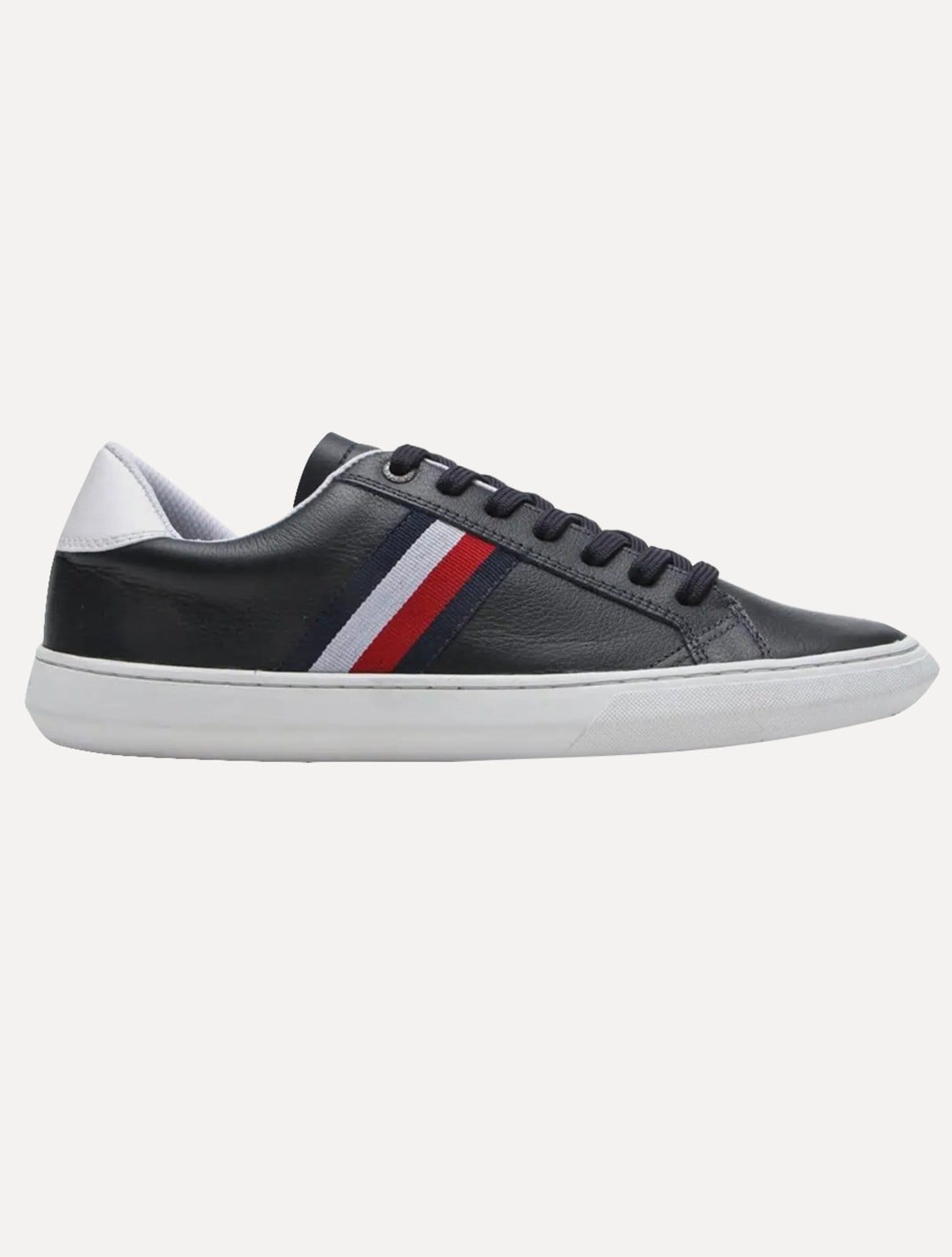 Vista principal Tênis Tommy Hilfiger Masculino Couro Daniel 6A2 Escuro Tommy Hilfiger azul