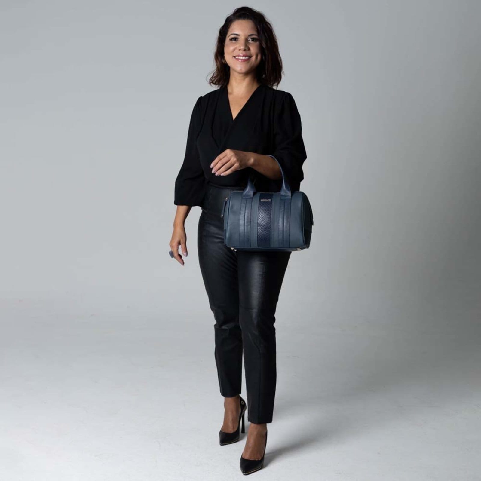 Bolsa de Couro Griffazzi Jeans - 2