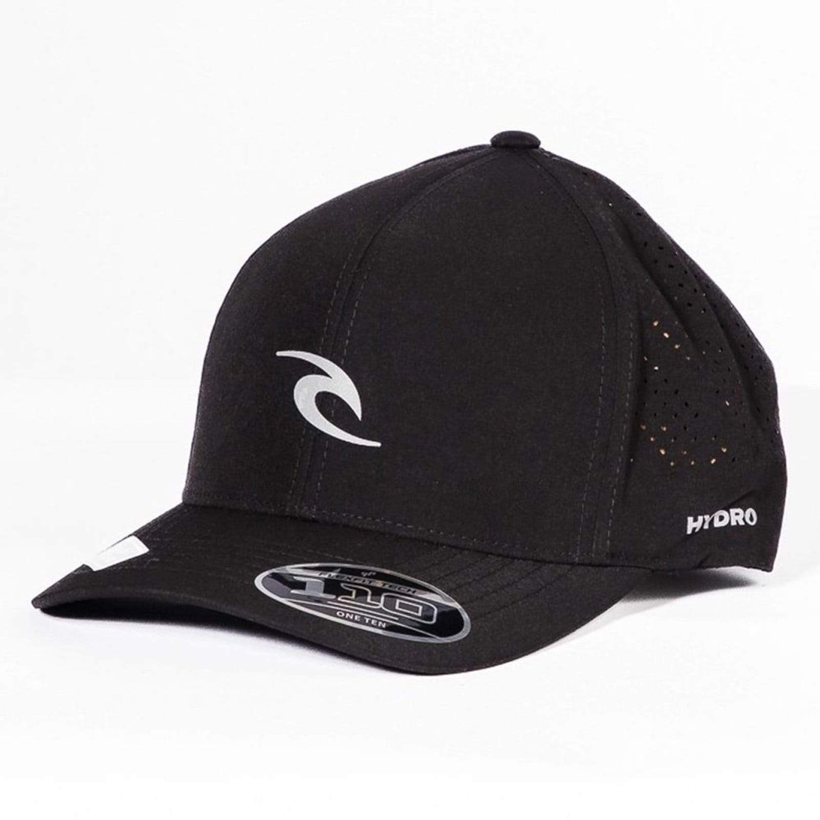Vista principal Boné Rip Curl Aba Curva Wave Icon VC SB SM26 Black Rip Curl preto black