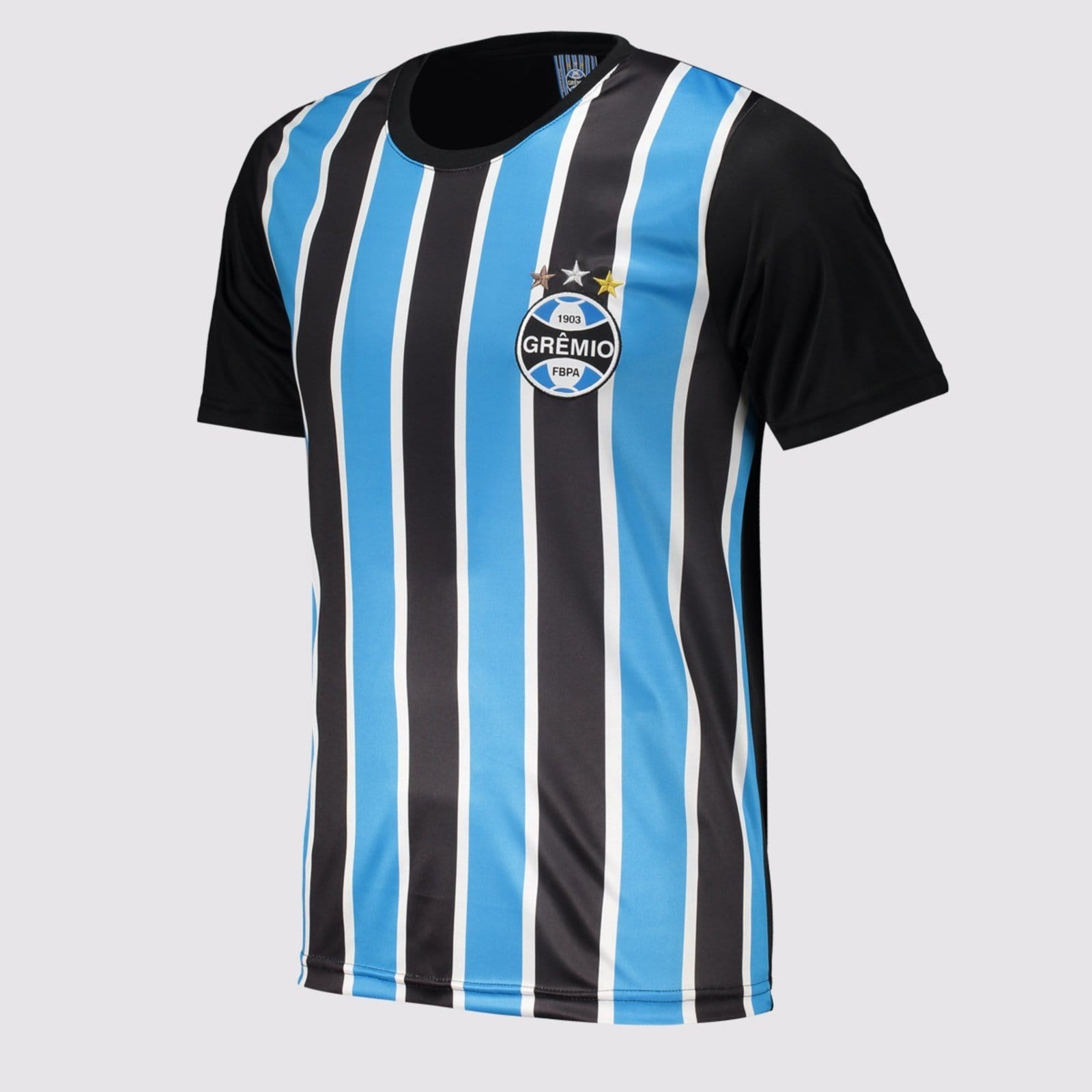 Vista 2 Camisa Grêmio Tricolor Oldoni preto