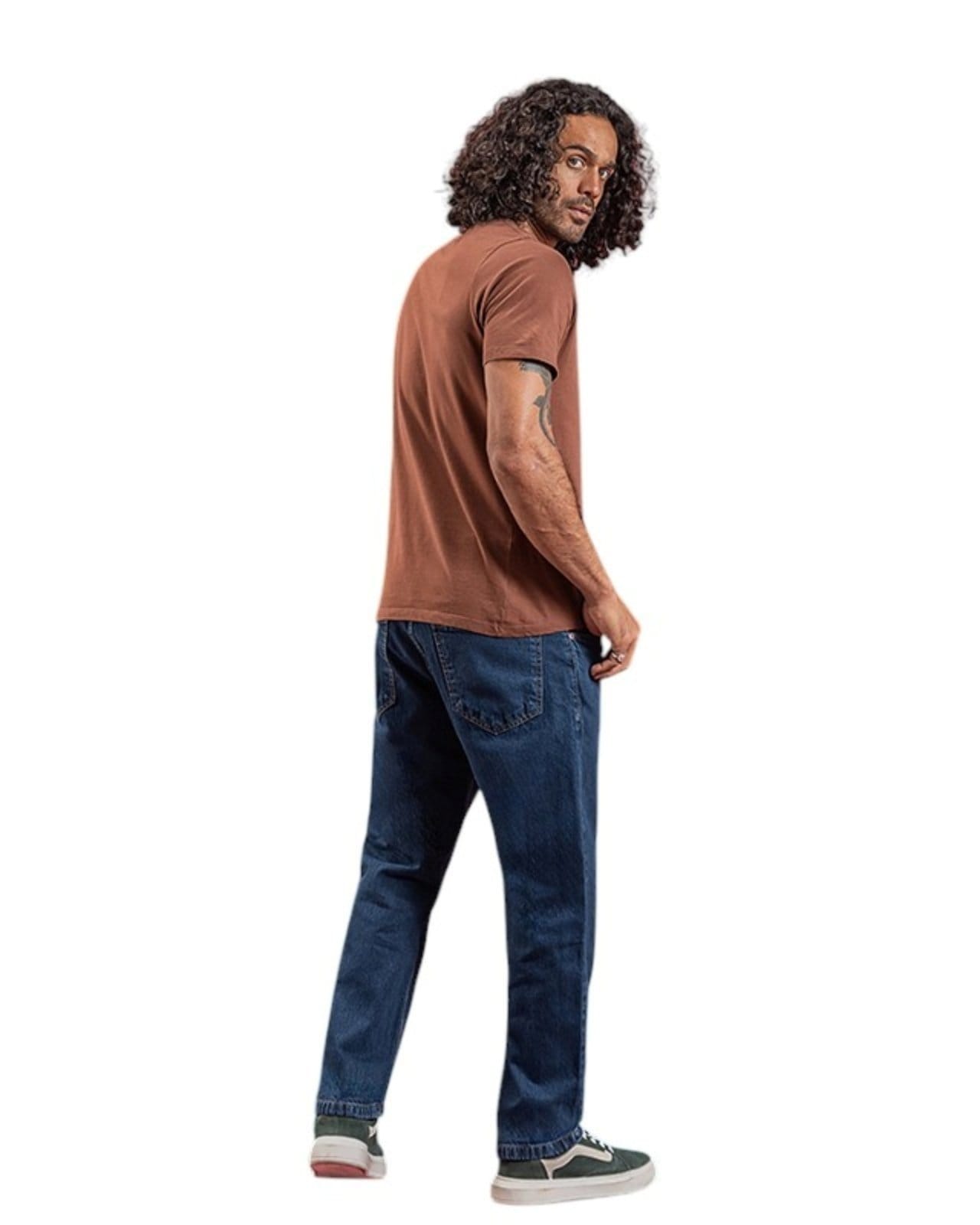 Vista 2 Calça Masculina Reta - Black Jeans - Denim Escuro Black Jeans azul black