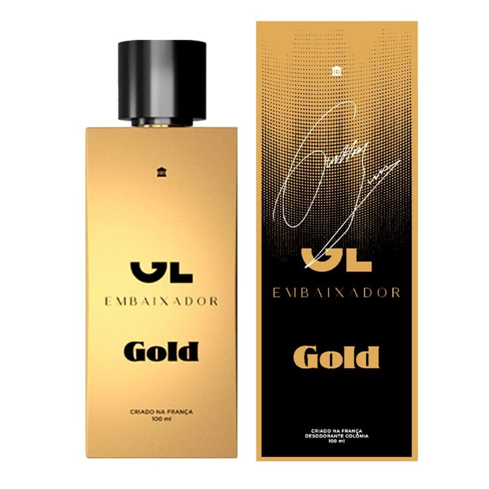 Perfume Gusttavo Lima Gl Embaixador Gold Deo Colônia Masculino 100 ml Incolor