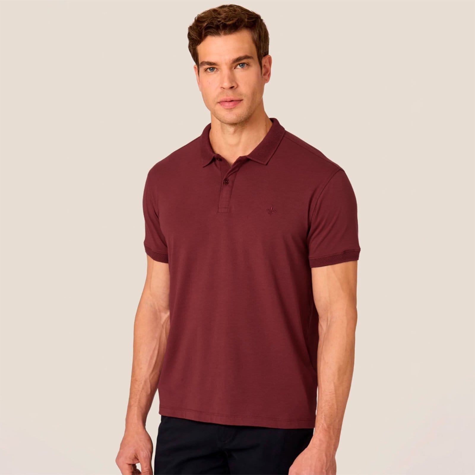 Camisa Polo Dudalina Retilinea Favo Pr26 Masculino