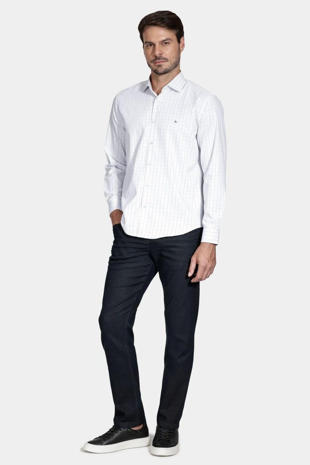 Vista 2 Calça Aramis Jeans Regular X-Treme Escura Escuro Aramis azul