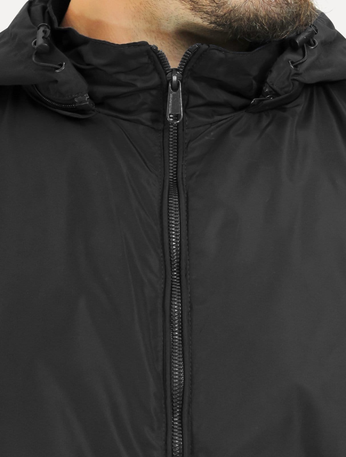 Vista 2 Jaqueta Dixen Masculina Corta-Vento Nylon Preta Dixen preto