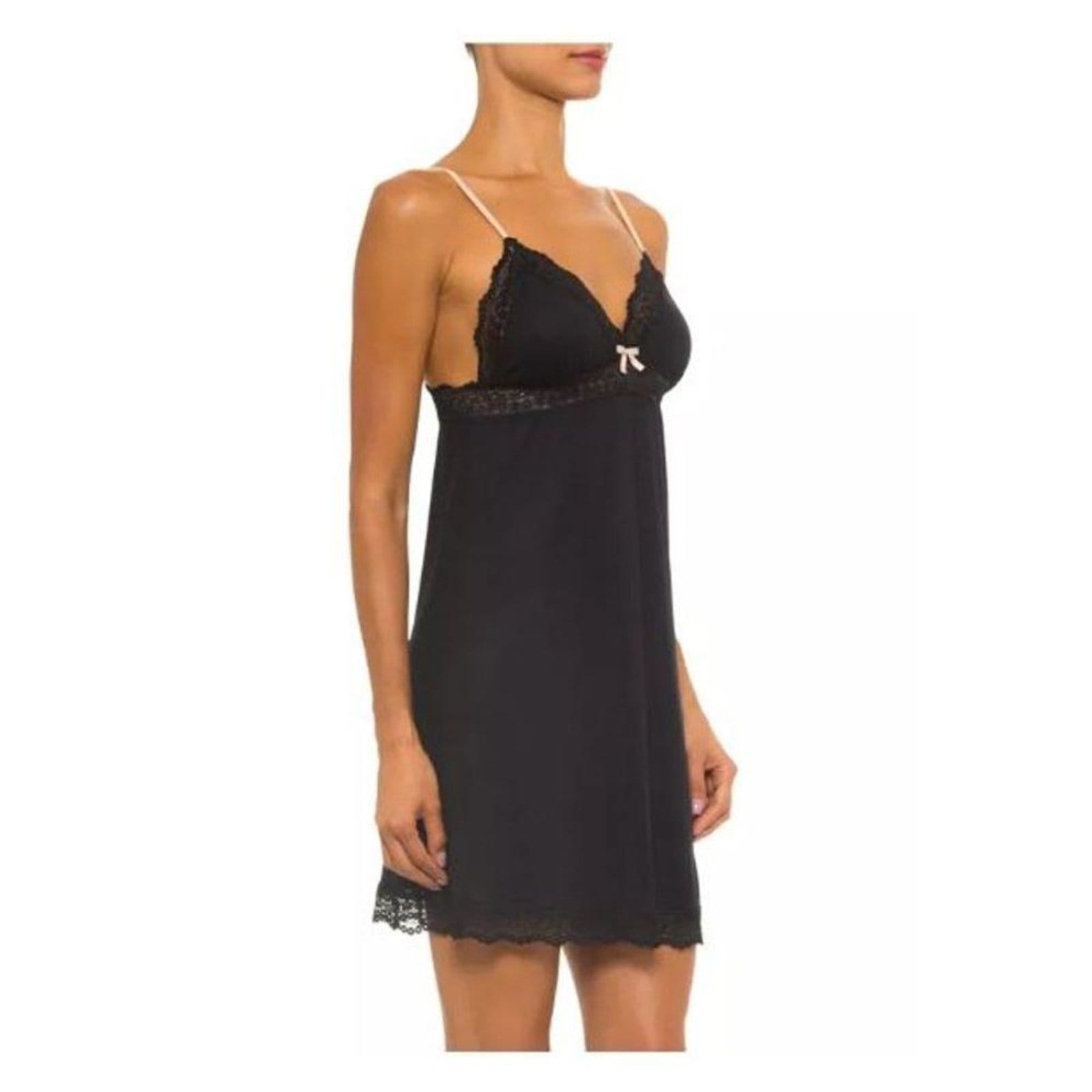 Vista 2 Camisola Sem Manga Modal Misty Loungerie preto