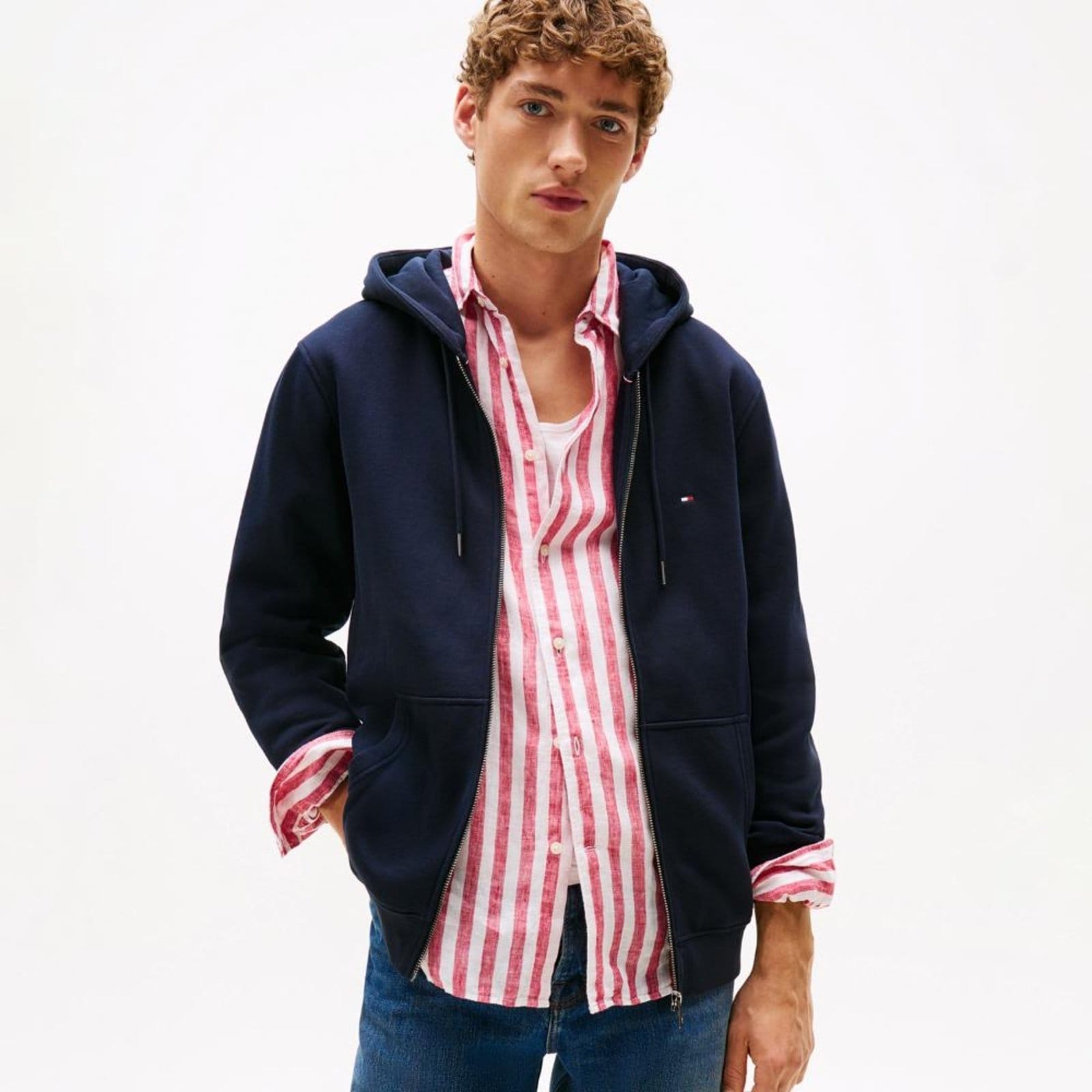 Moletom Felpado Bandeira Zíper - EGG