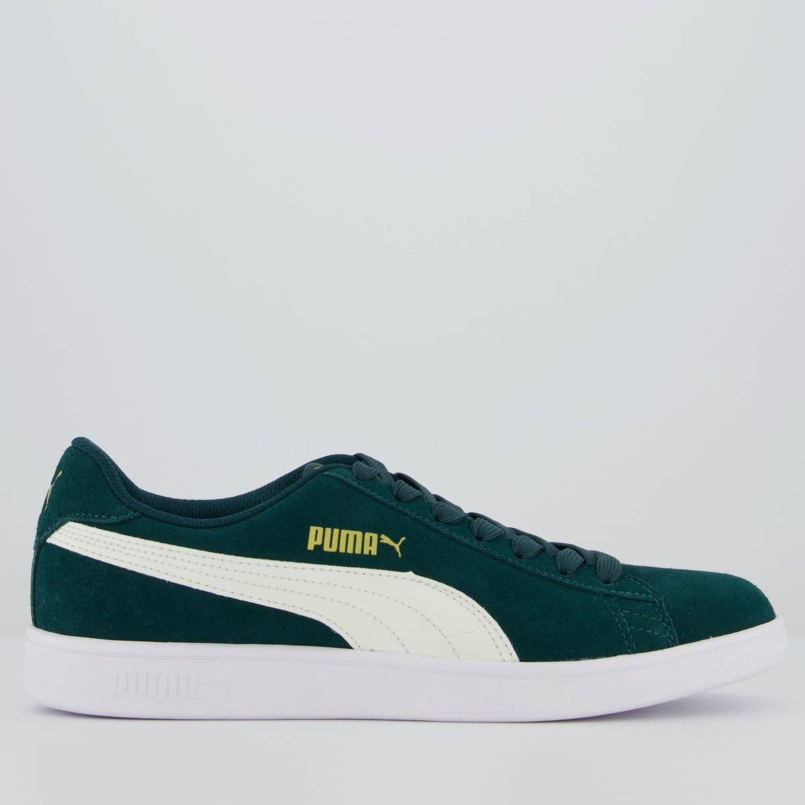 Vista principal Tênis Puma Smash V2 Escuro Puma verde