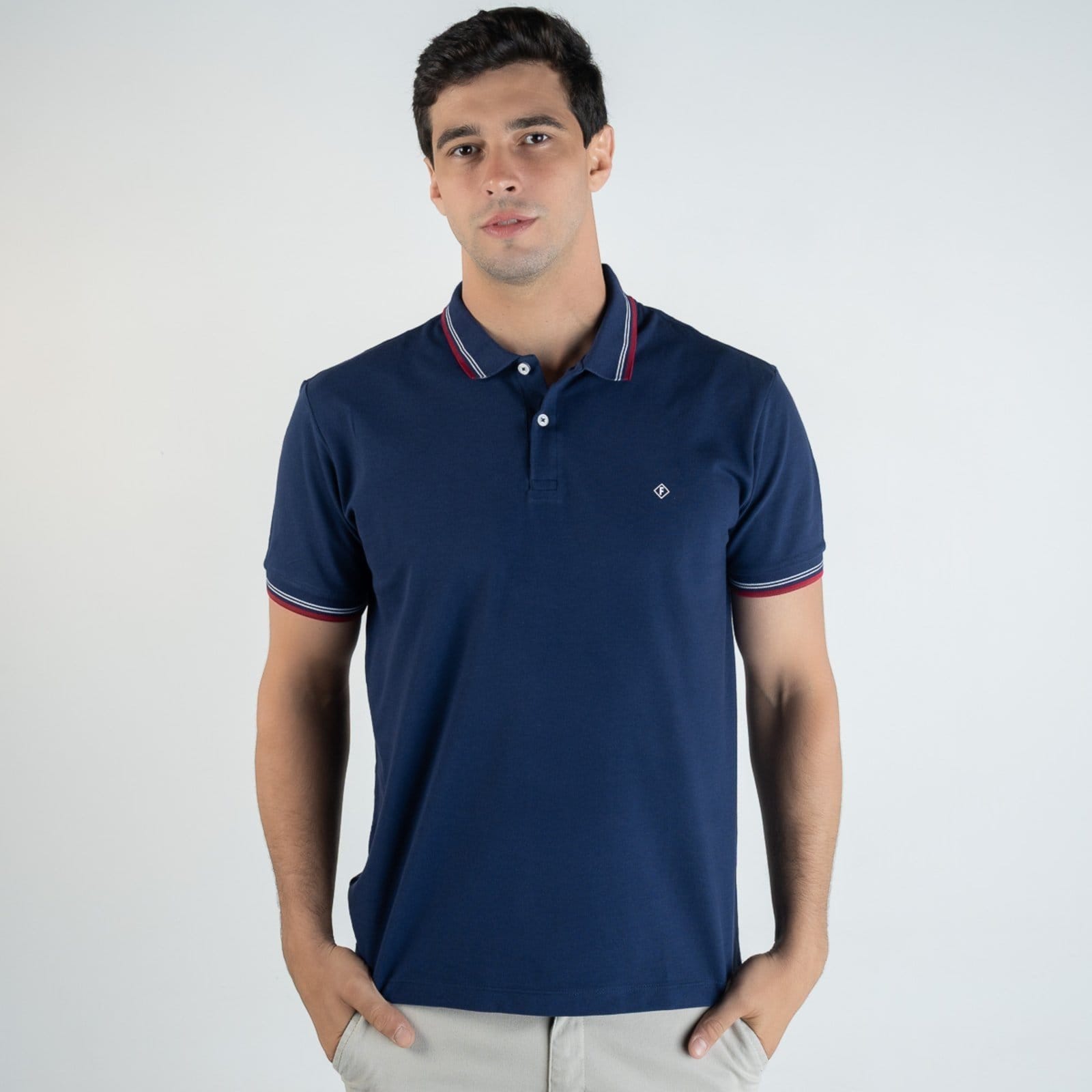 Camisa Polo Forum 3 Frisos