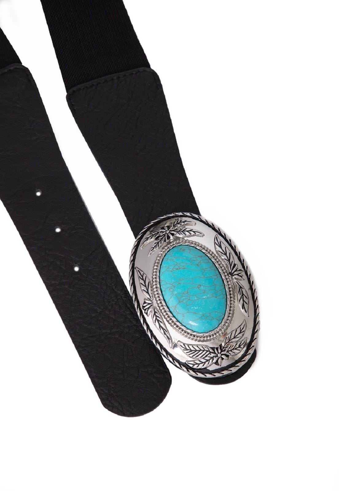 Vista 2 Cinto Cabanafree Elástico Fivela Azul Preto Cabanafree preto azul