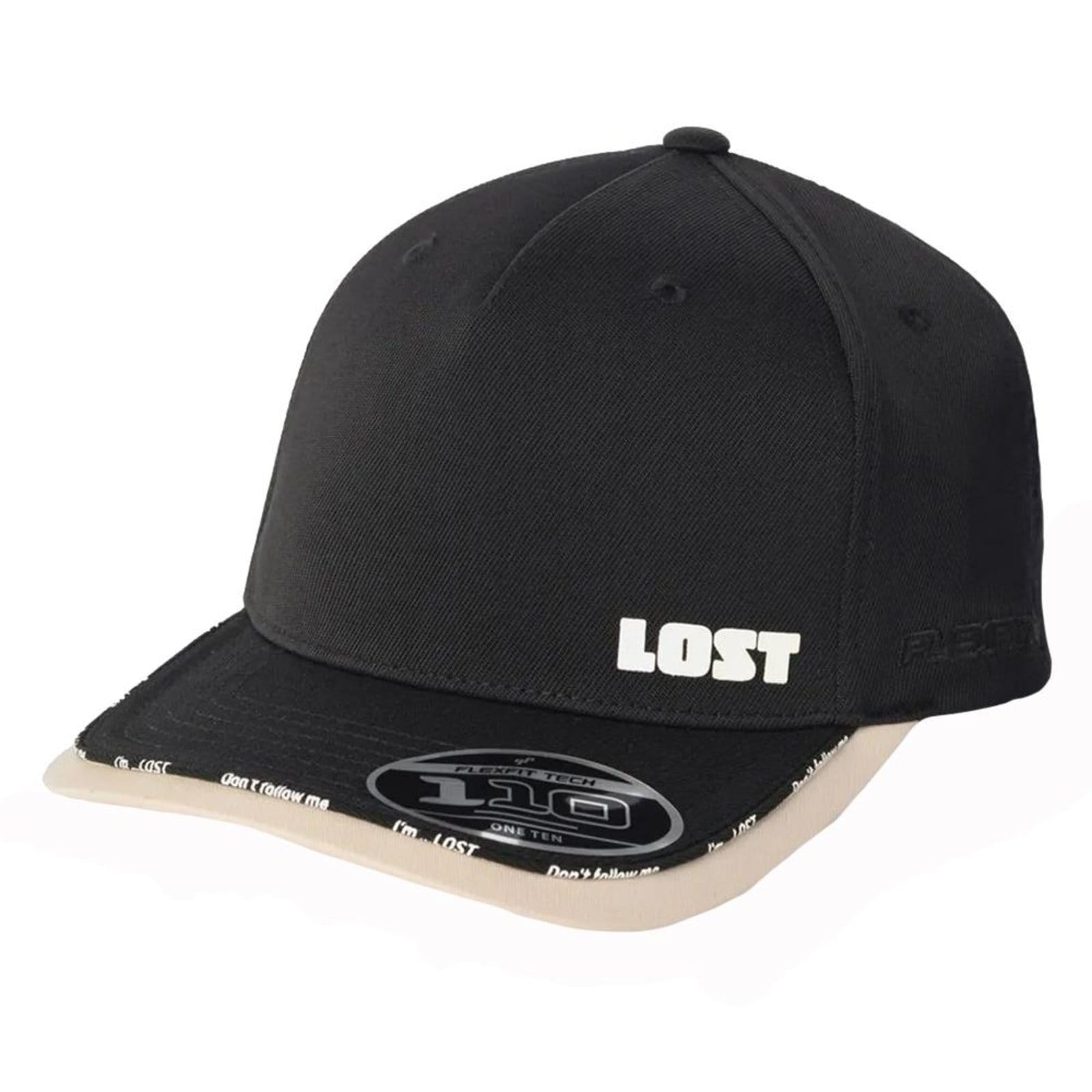 Vista principal Boné Lost Aba Curva Snapback Lost Aba SM26 Lost preto