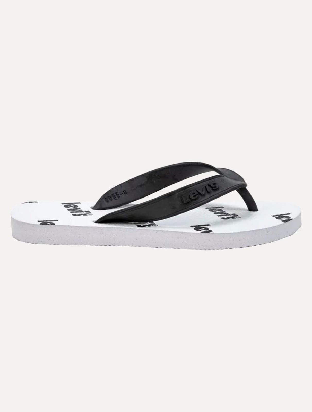 Vista 2 Chinelo Levis Printed Mono Logo Levis branco