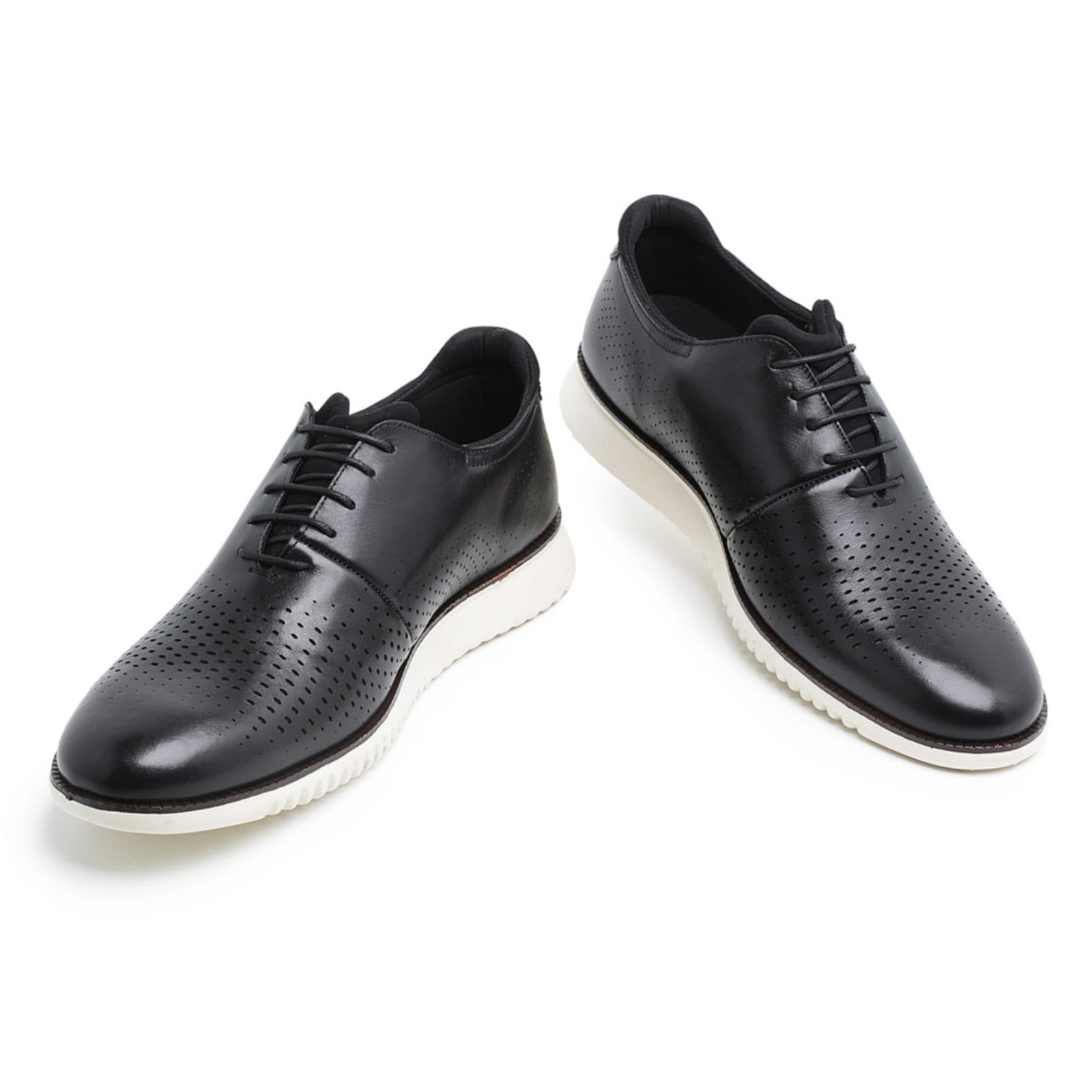 Vista 2 Sapato Casual Centuria Em Couro Centuria Calçados preto