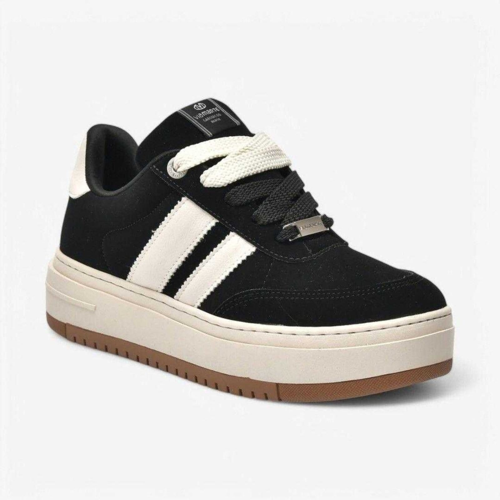 Vista 2 Tênis Feminino Via Marte Casual Sneaker VIA MARTE preto