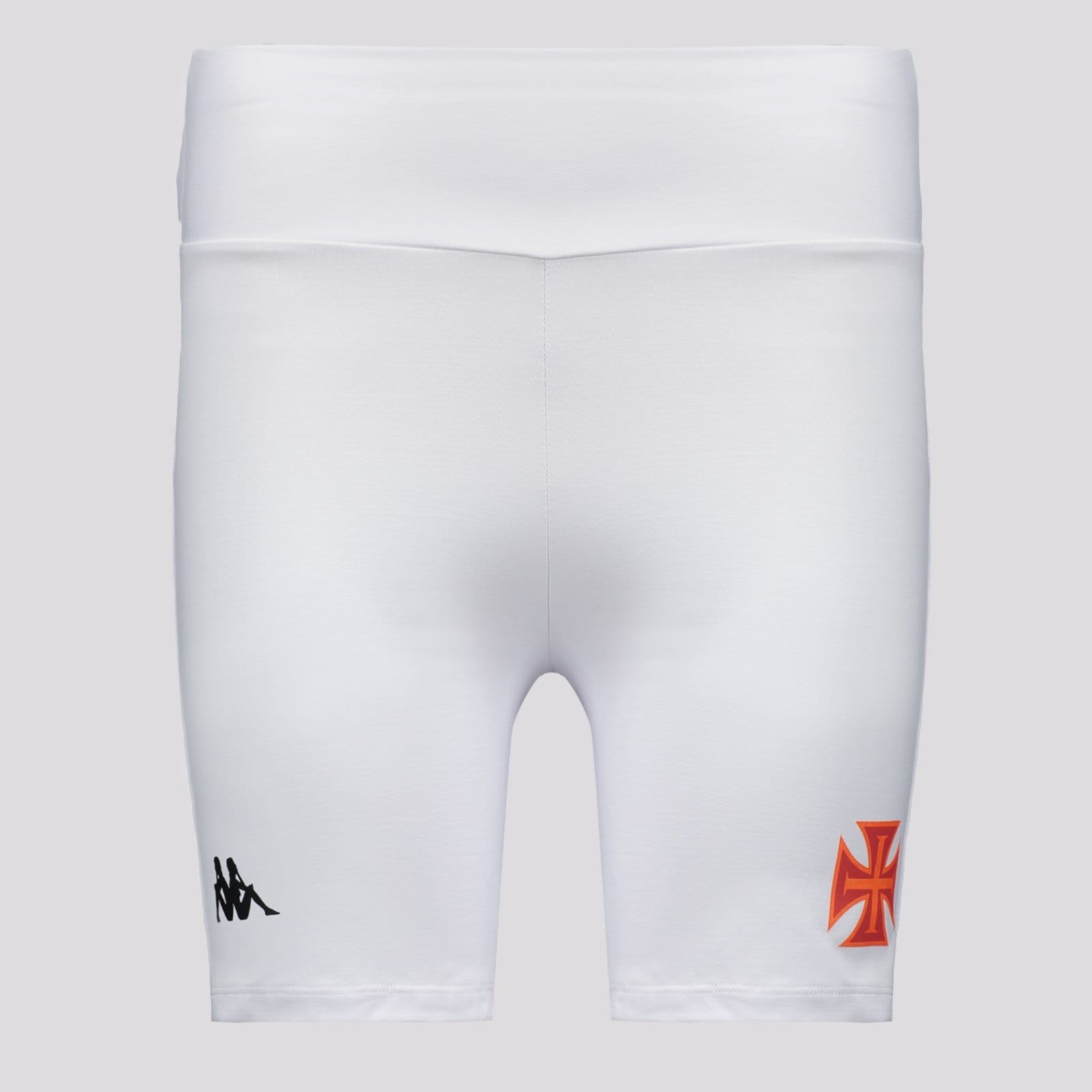 Vista principal Shorts Kappa Vasco Supp Aimee Feminino Kappa branco