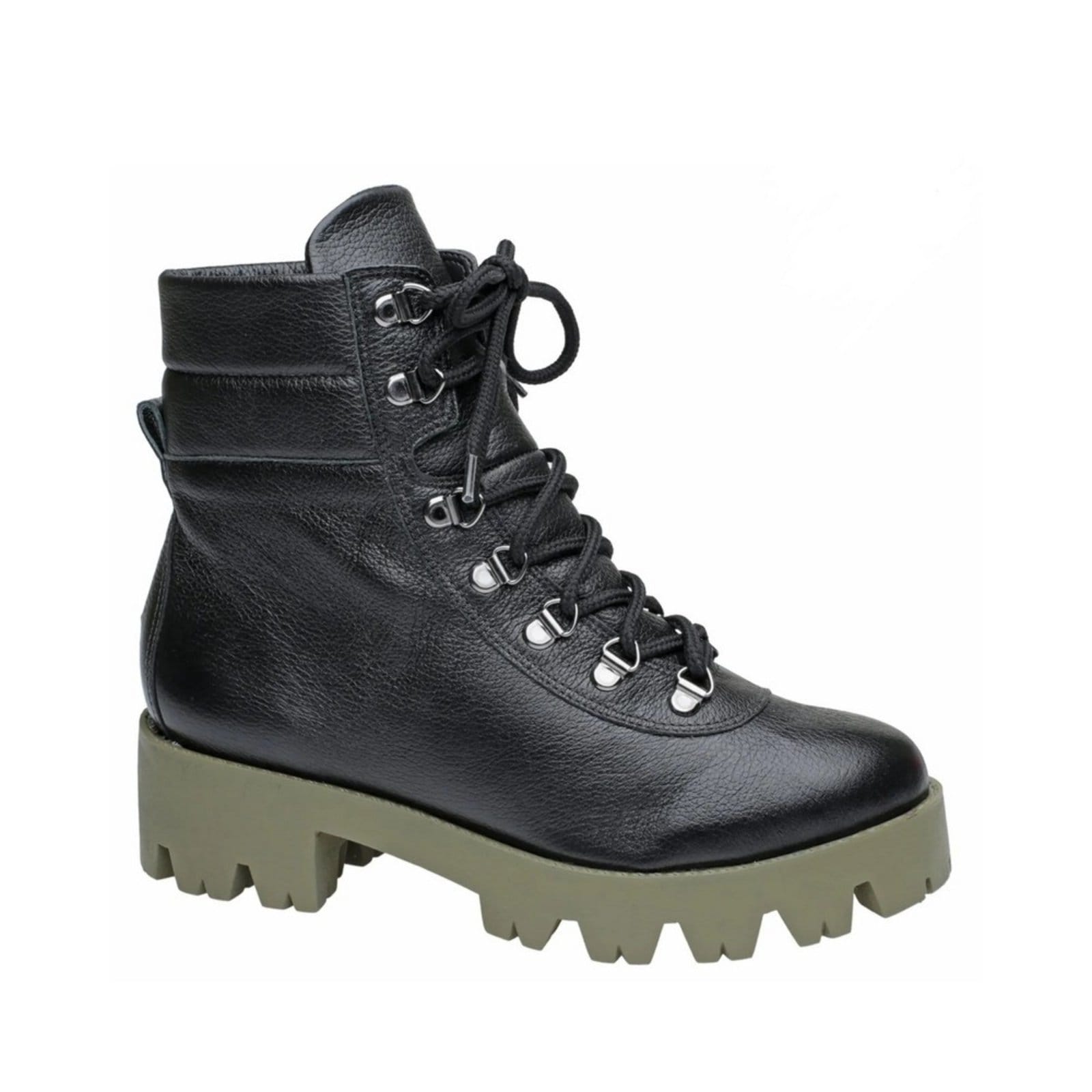 Vista principal Bota Preto/Verde Couro Cano Curto Tabita 10333081 Tabita unico verde