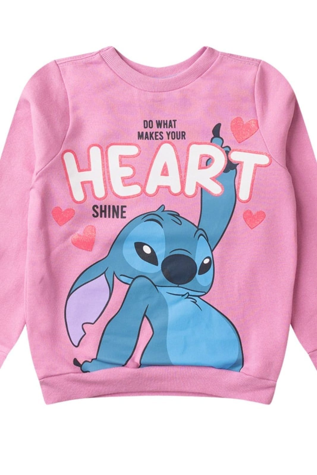 Vista 2 Infantil - Casaco Disney Menina Stitch Disney rosa