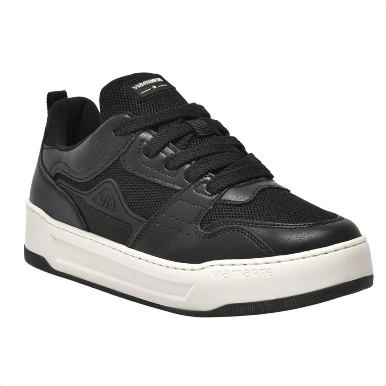 Vista 2 Tênis Moda Casual Feminino Via Marte VIA MARTE preto