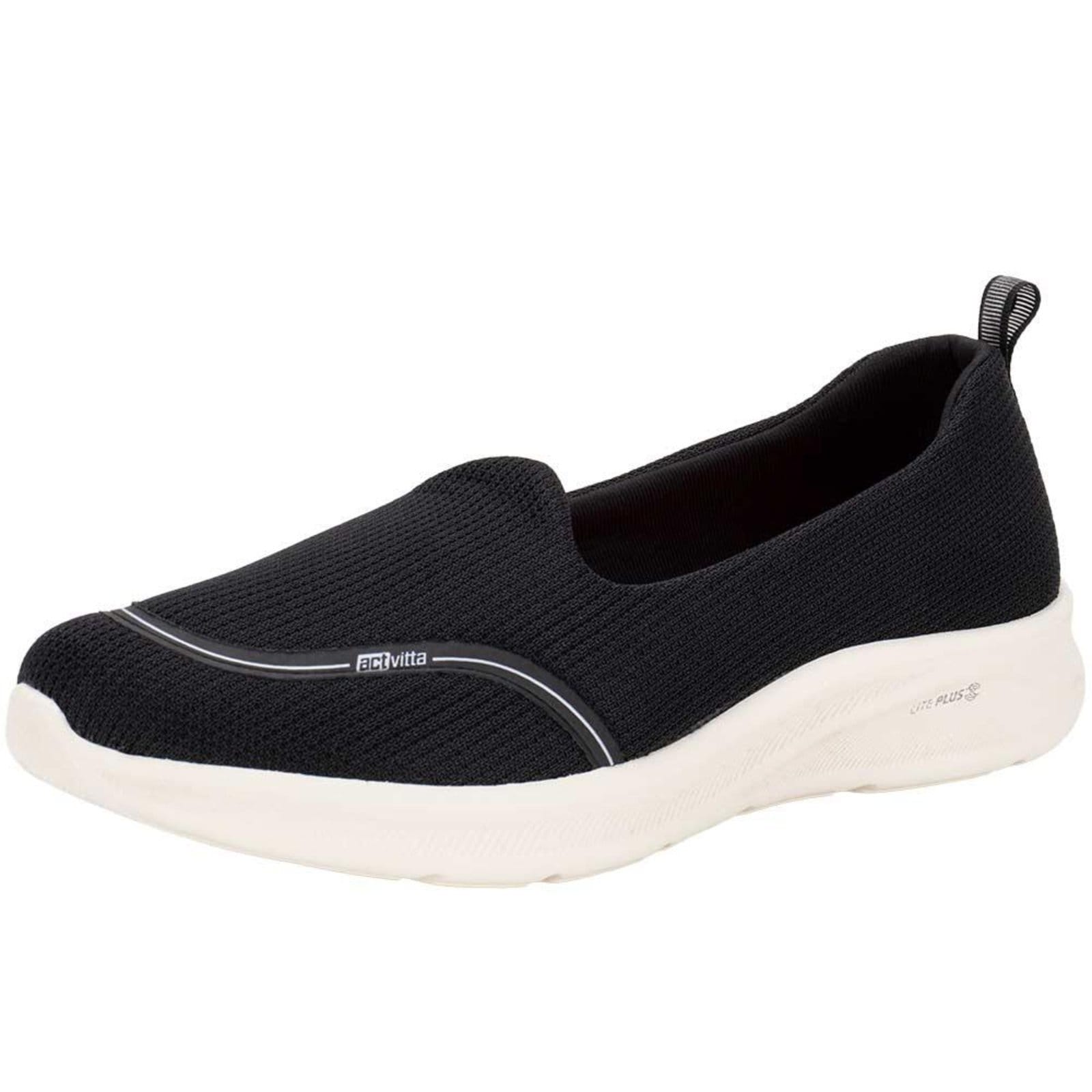 Vista principal Tênis Feminino Slip On Actvitta 4853100 A0444853 ACTVITTA preto