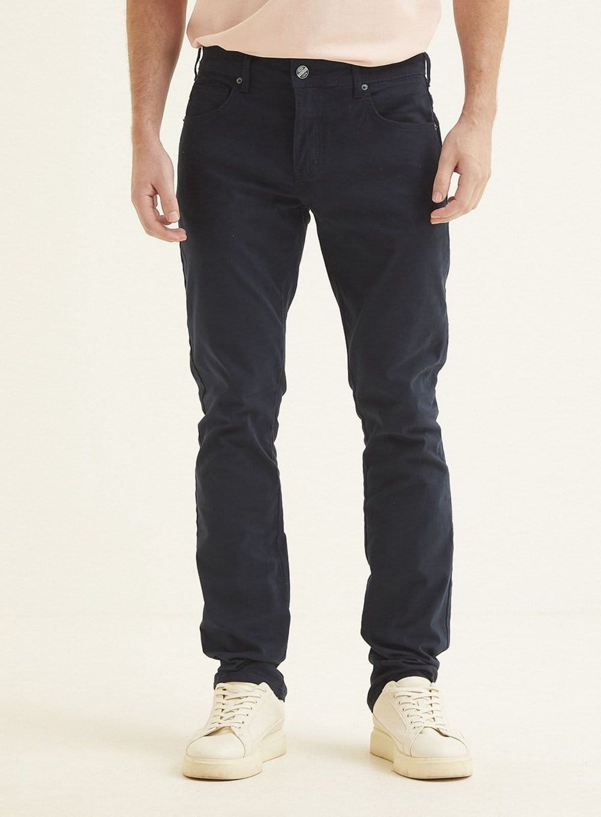 Vista 2 Calça Sarja Masculina Gilson Triton Olympic Triton azul