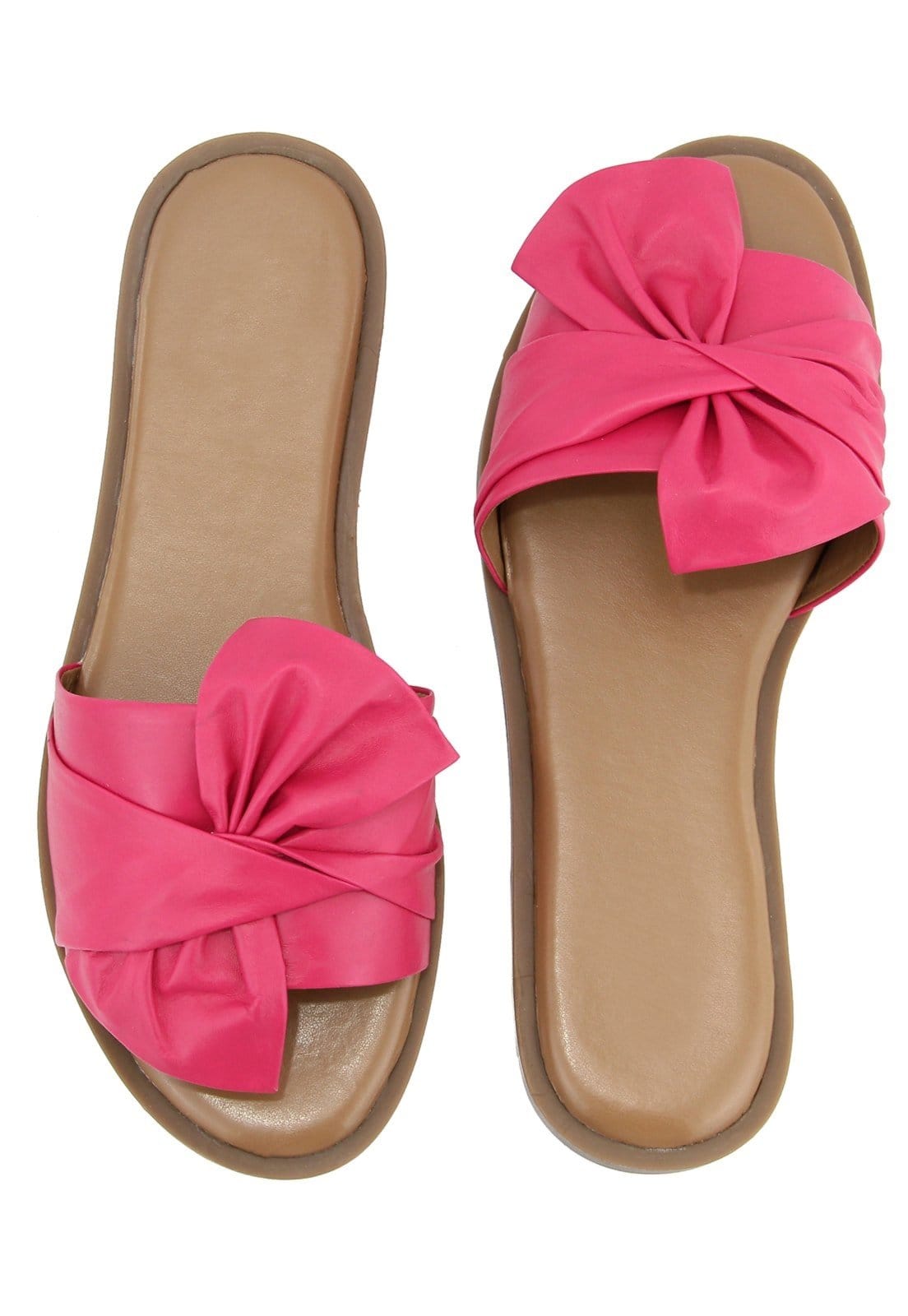 Vista 2 Rasteira Feminina Laço Retta Berry Retta Shoes rosa