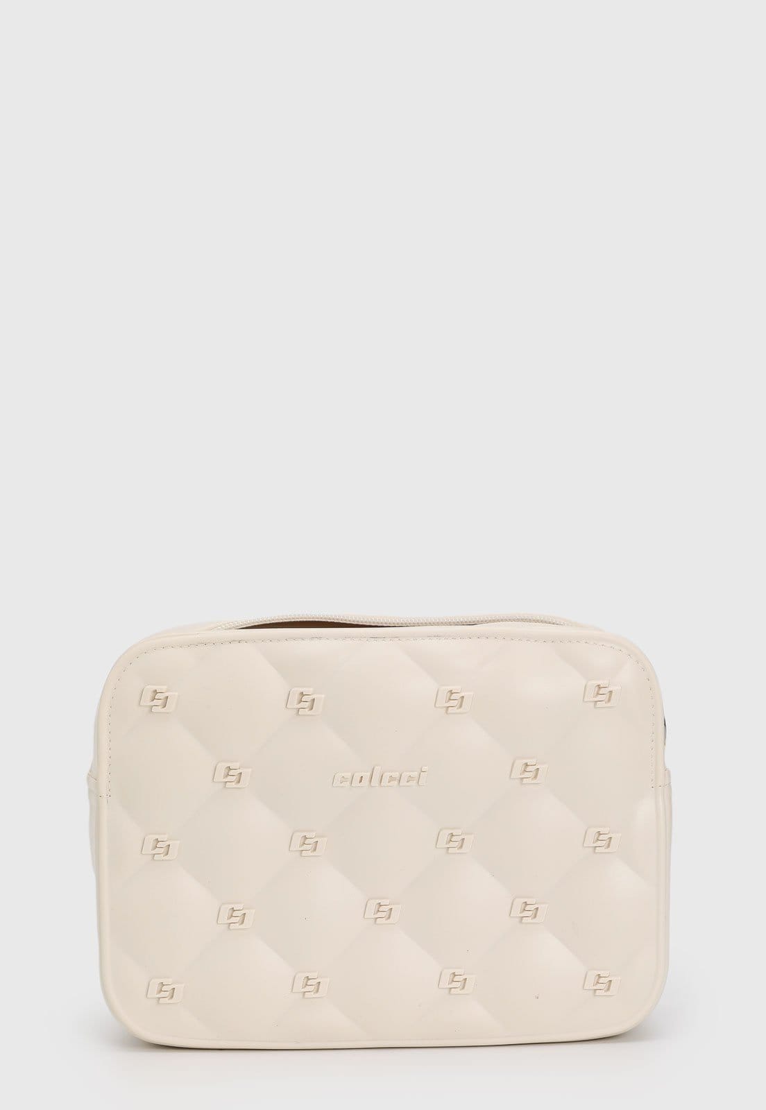 Vista 2 Bolsa Tiracolo Feminina Colcci Alça Ajustável Off-White Colcci off-white white