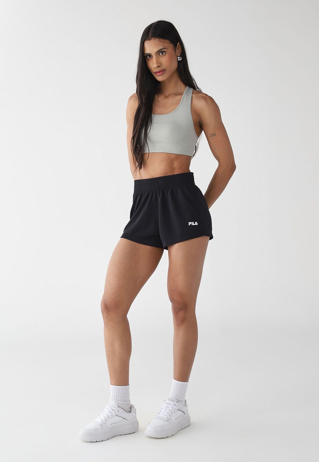 Vista 2 Short Fila Boxer Flow III Fila preto