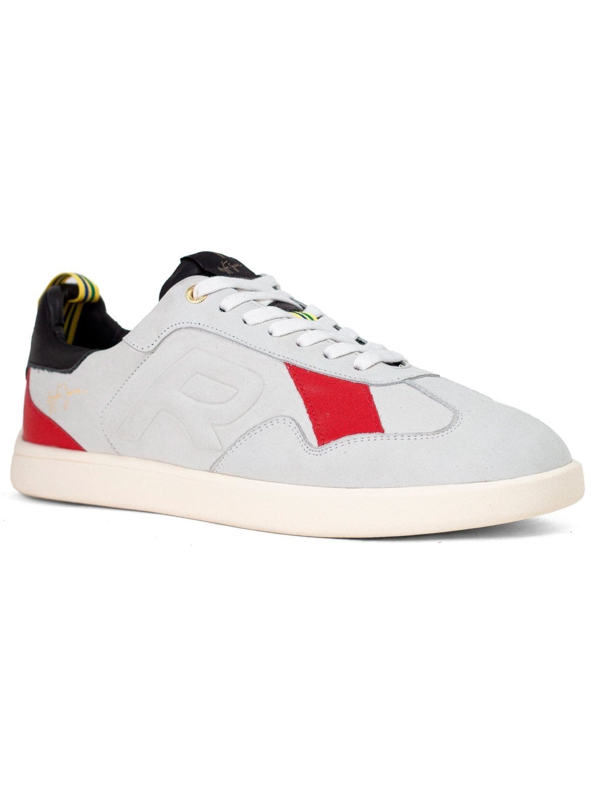 Vista 2 Tênis Reserva RSV Go Heritage Senna Exclusivo Edição Limitada Vermelho RESERVA GO branco