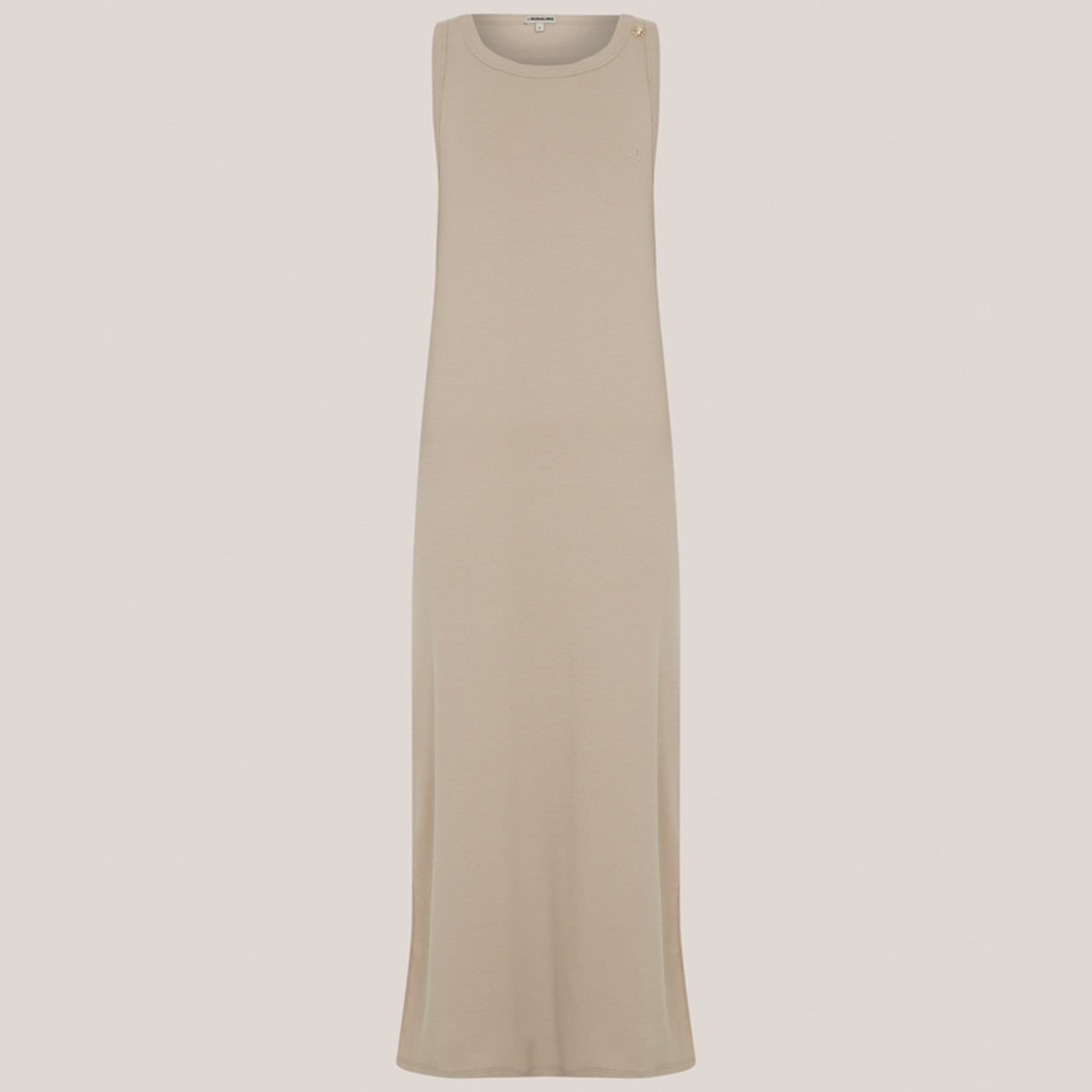 Vista principal Vestido Dudalina Cris Ve26 Feminino Dudalina bege