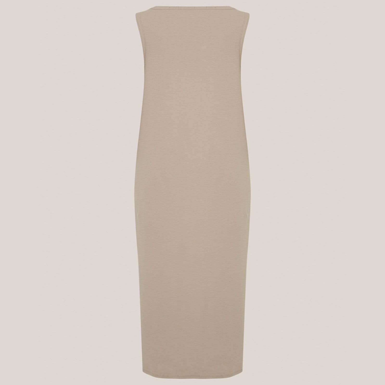 Vista 2 Vestido Dudalina Cris Ve26 Feminino Dudalina bege