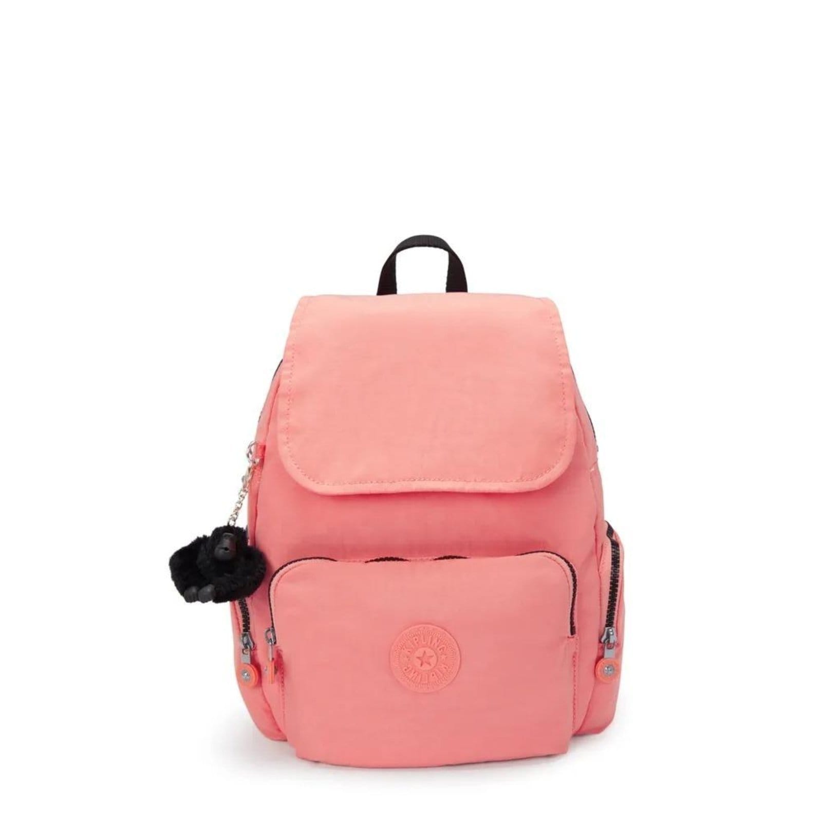 Mochila Kipling City Zip S Peach Peace
