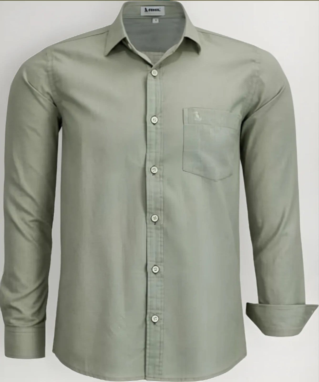 Vista principal Camisa Social Amil Numen Comfort Algodão Manga Longa C/Bolso Luxo Amil rosa