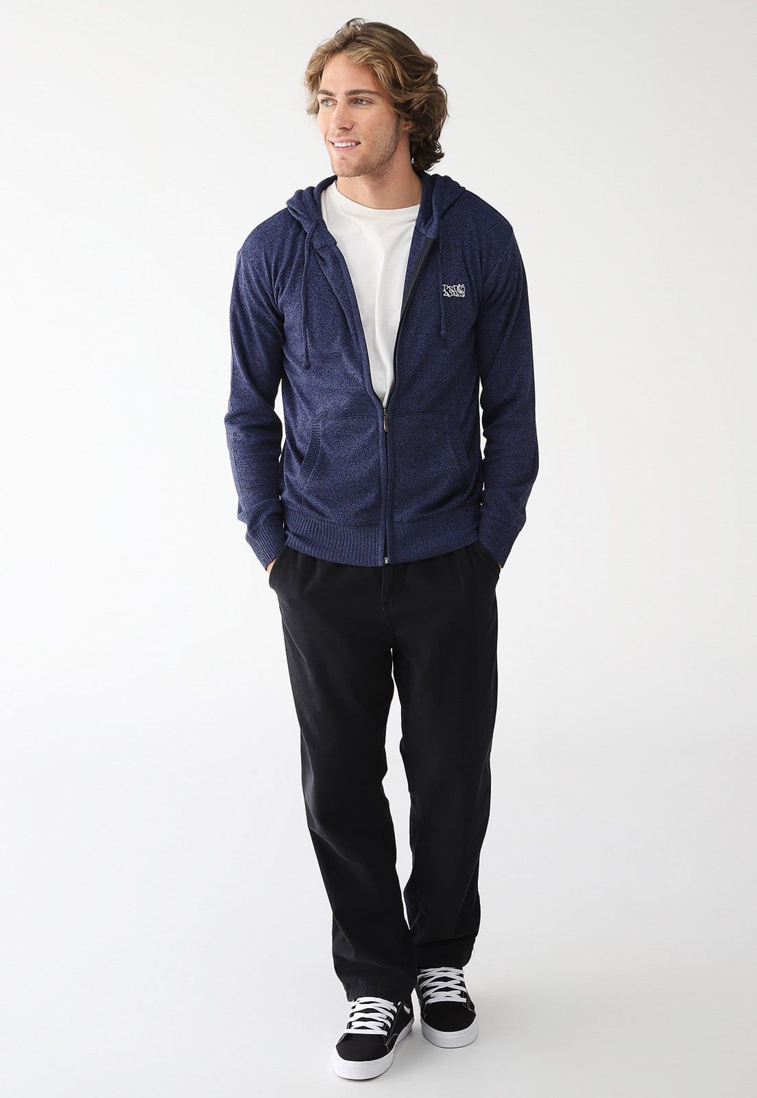 Vista 2 Jaqueta Tricot Red Nose Reta Logo Azul Red Nose azul red