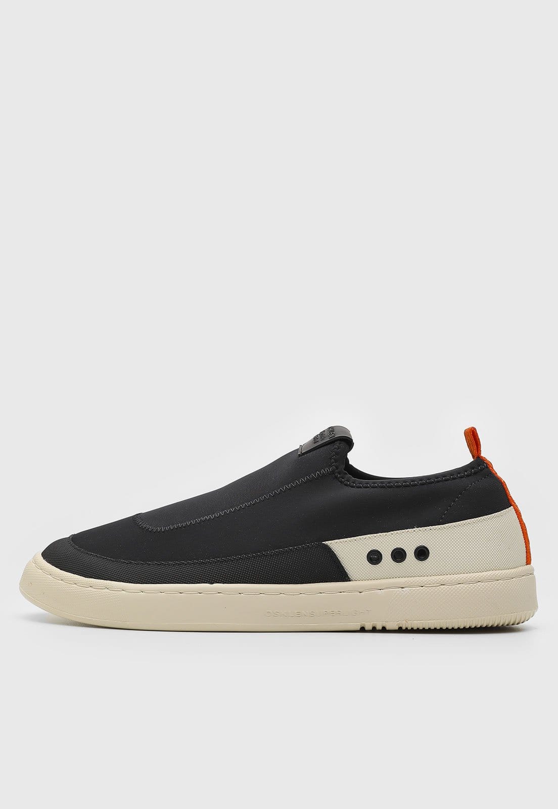 Vista principal Tênis Slip On Osklen Superlight Pieces Osklen preto
