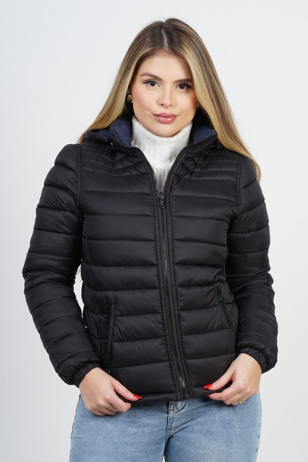 Jaqueta Dupla Face Feminina Sh Fashion Super Quentinha Cor