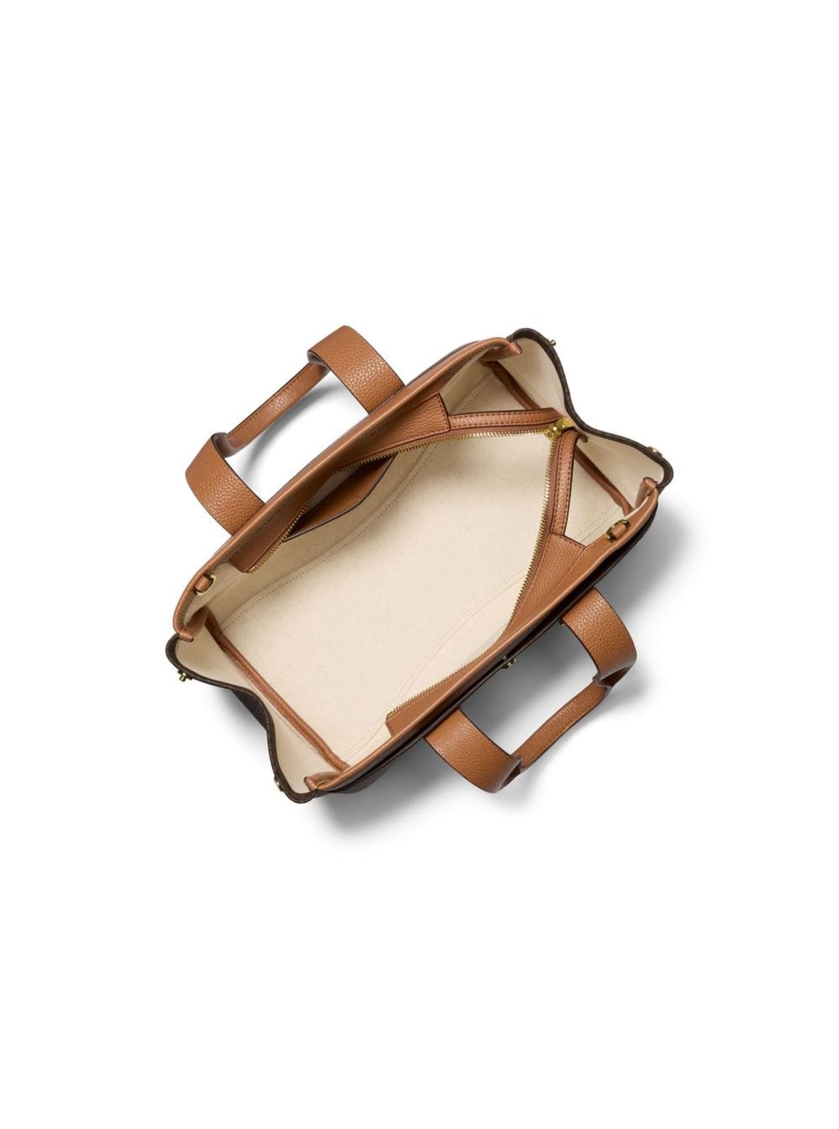 Vista 2 Bolsa Tiracolo Romee Logo Pequena 30T5G1ZS1B252 Michael Kors marrom