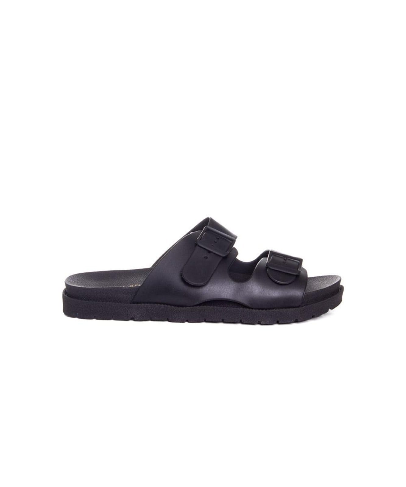 Tamanco Flatform Pixolé Fivelas Preto