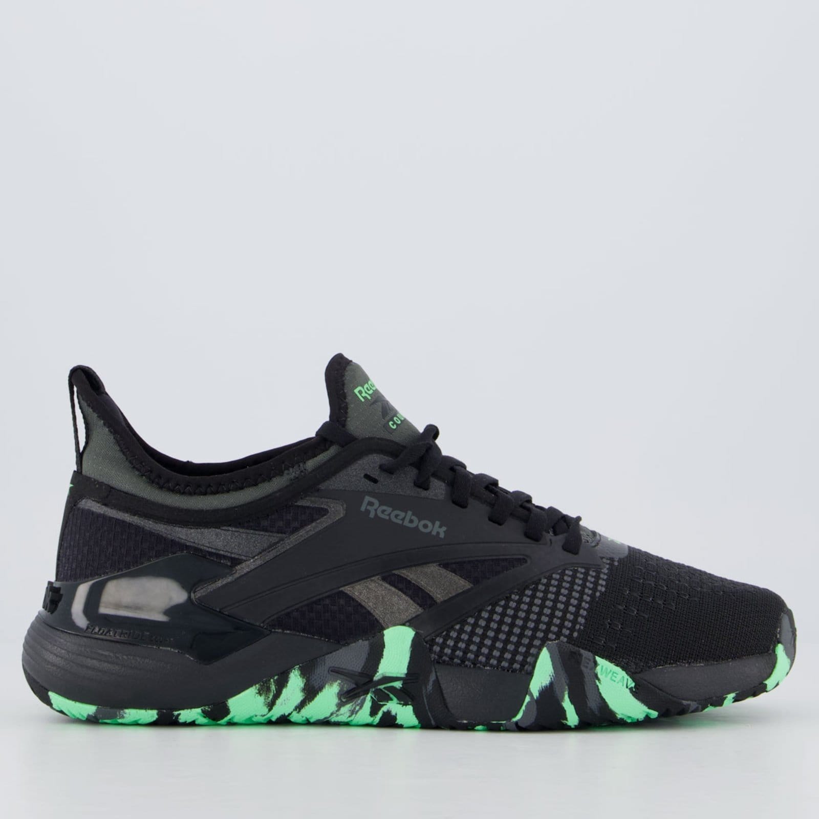 Tênis Reebok Nano Court Preto e Verde