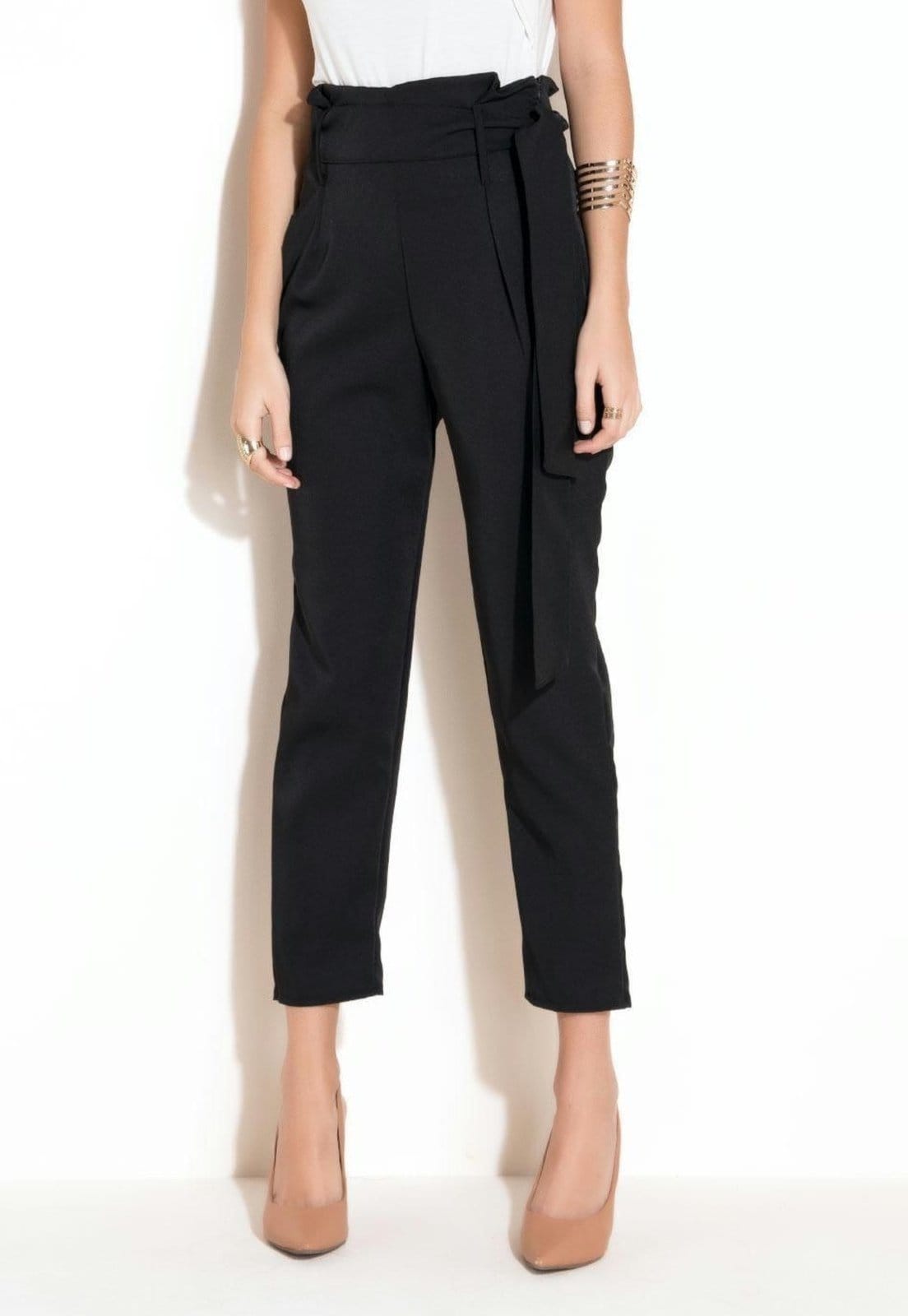 Calça Clochard Com Faixa