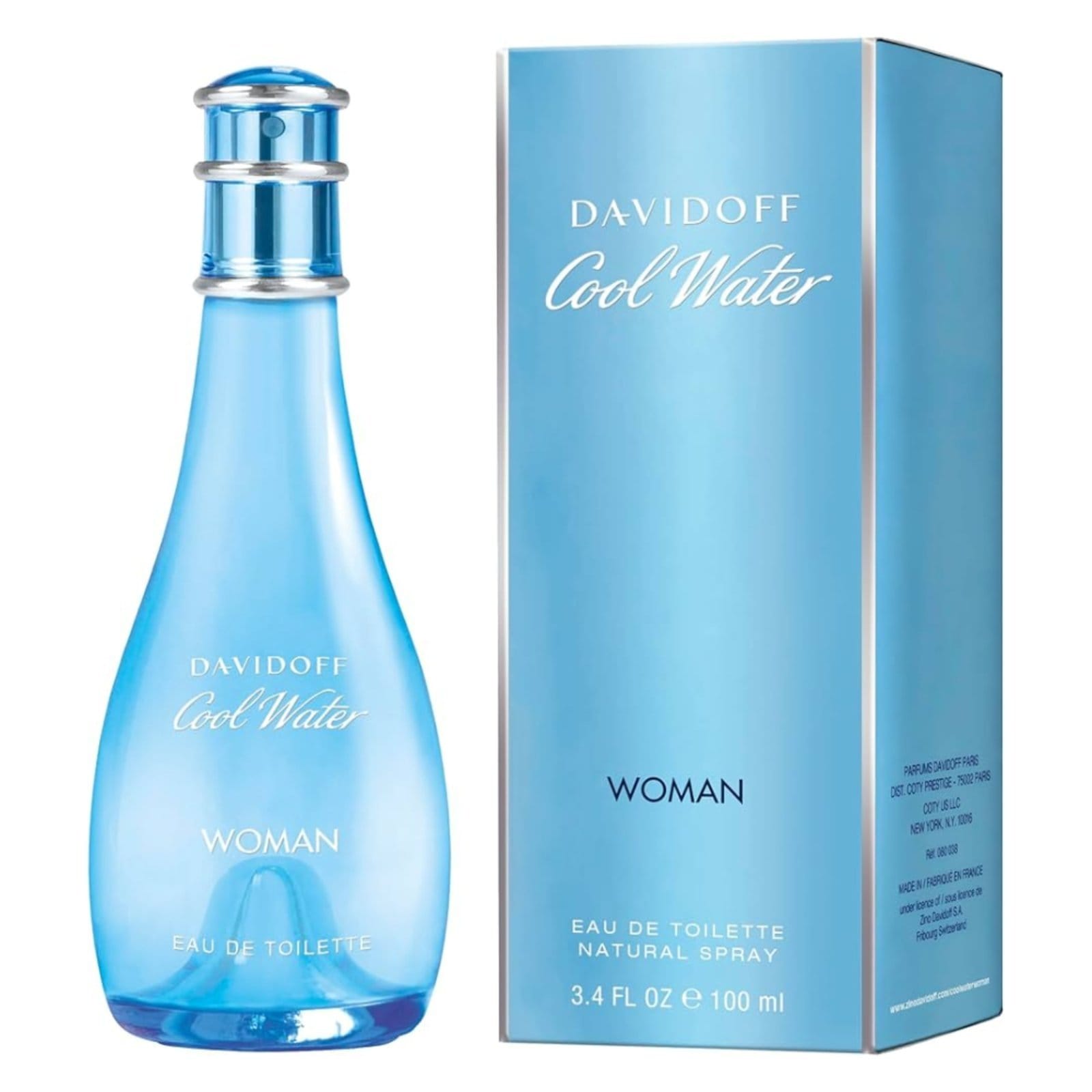 Vista 2 Cool Water Feminino Eau de Toilette Davidoff incolor