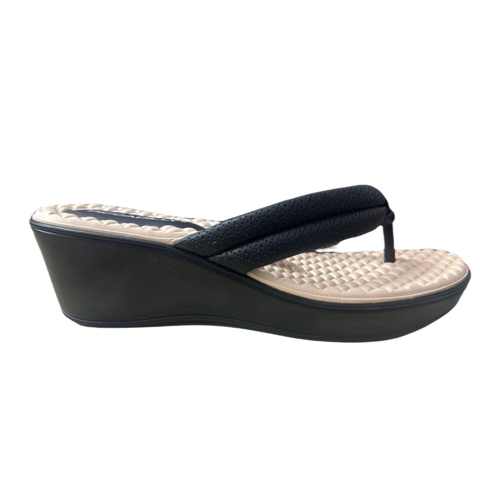 Vista principal Tamanco Feminino Piccadilly Anabela Médio Piccadilly preto