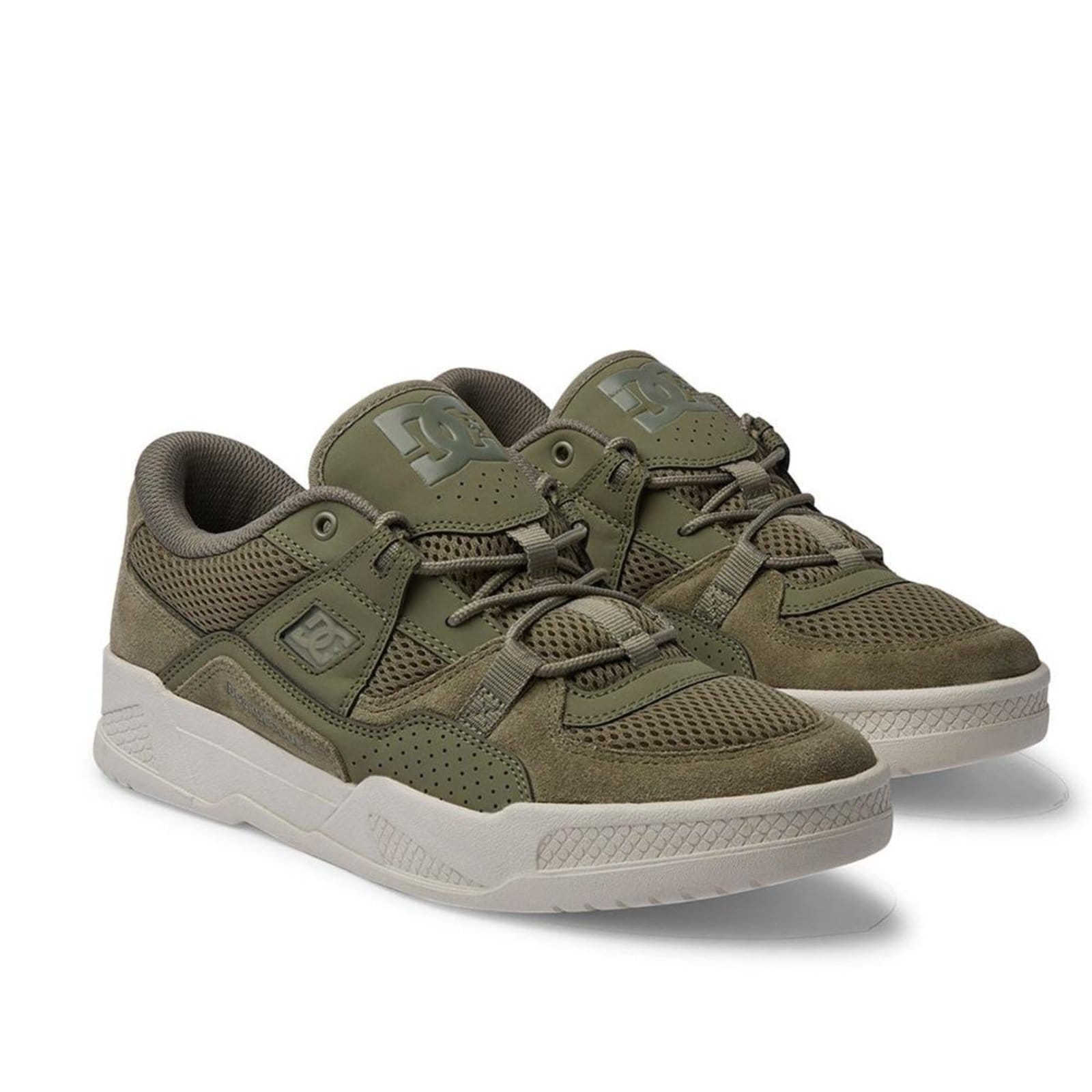 Vista 2 Tênis DC Shoes Construct Imp SM26 Masculino Army/Olive DC Shoes verde olive