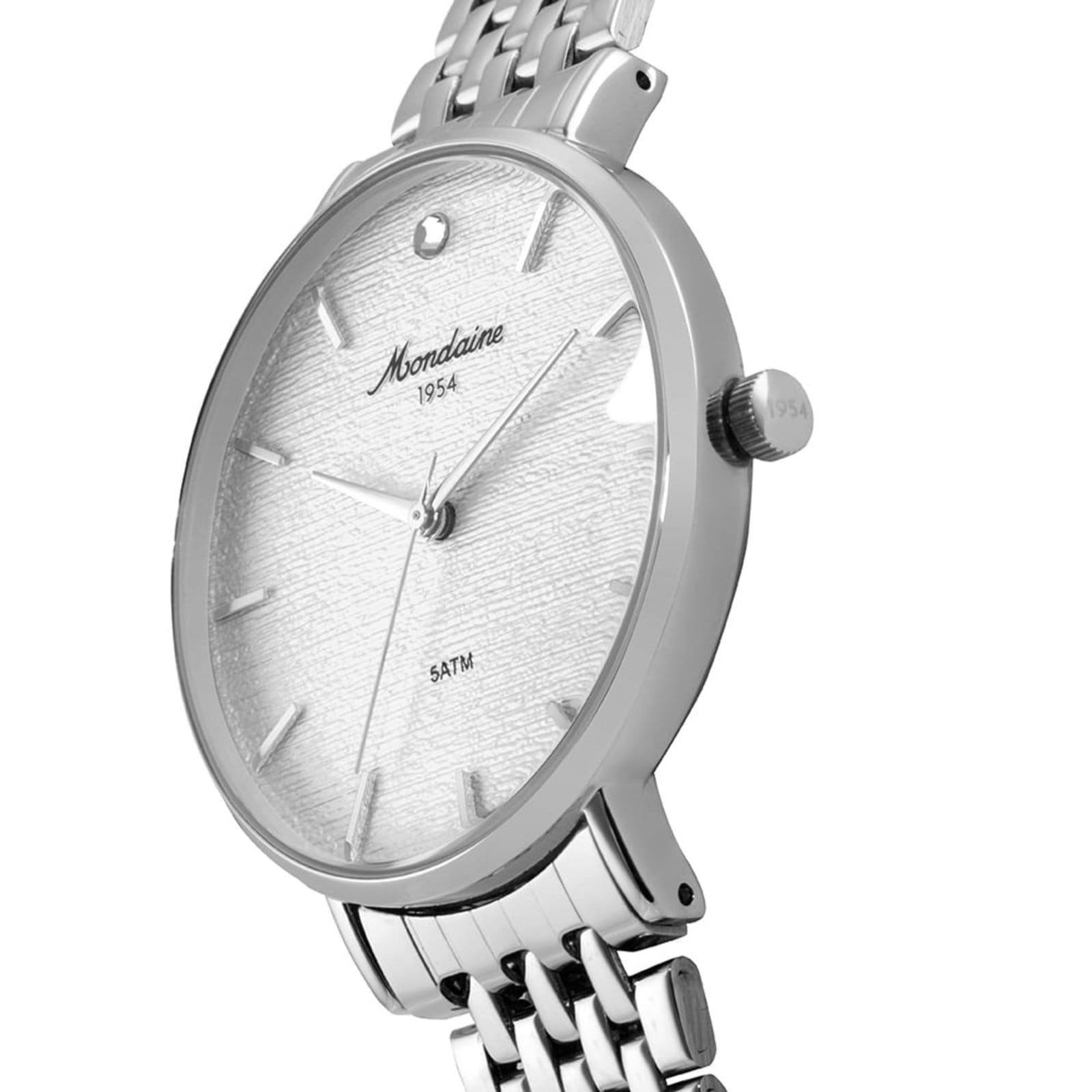 Vista 2 Relógio Feminino Vintage Mondaine prata