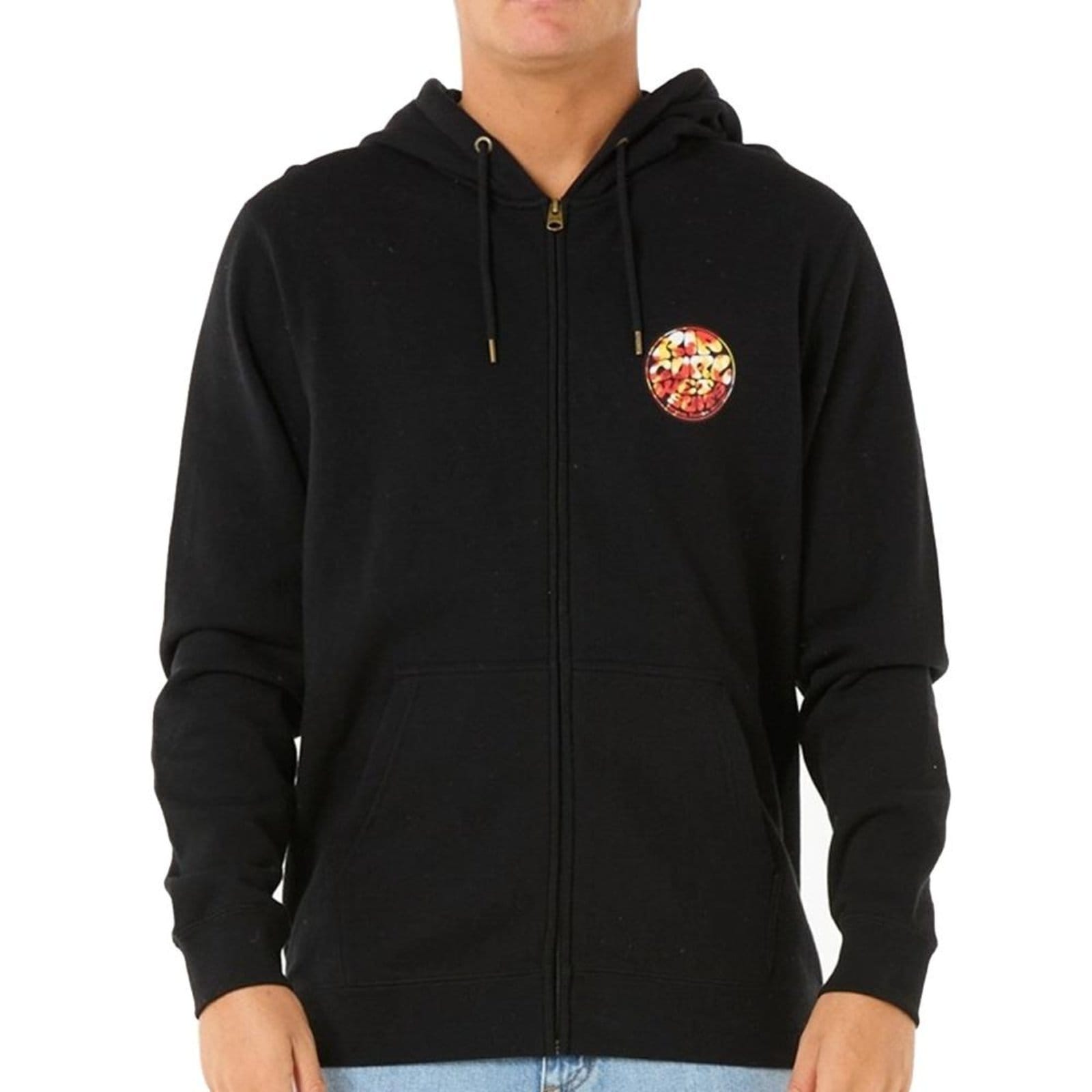 Vista principal Moletom Rip Curl Wettie Passage Icon WT25 Masculina Black Rip Curl preto black