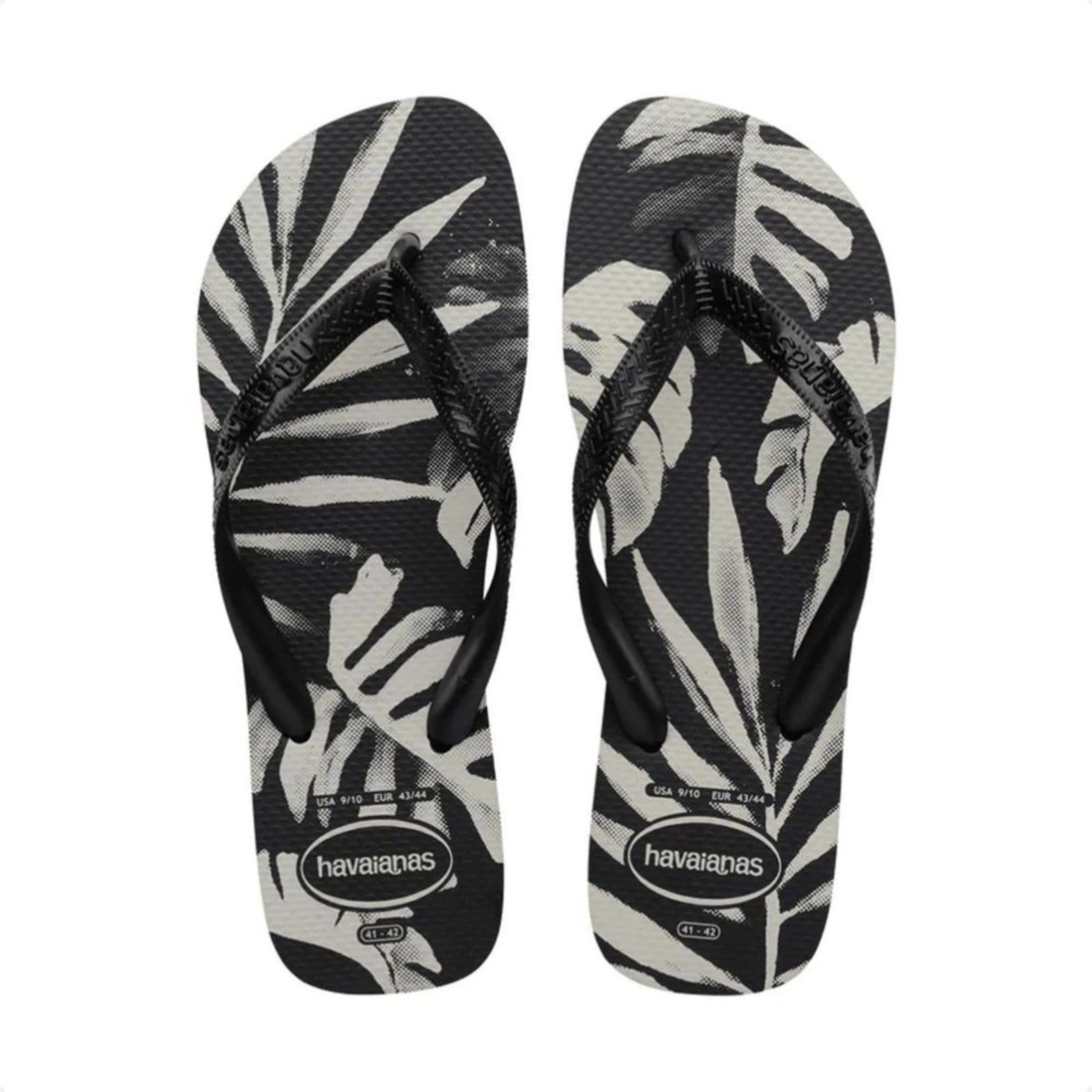 Vista 2 Chinelo Masculino Dedo Havaianas Aloha Havaianas preto