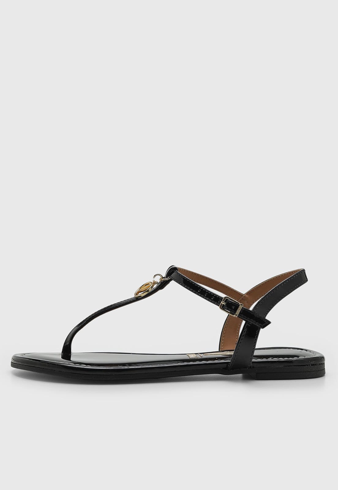 Rasteira Feminina Vizzano Detalhe Metálico Preta