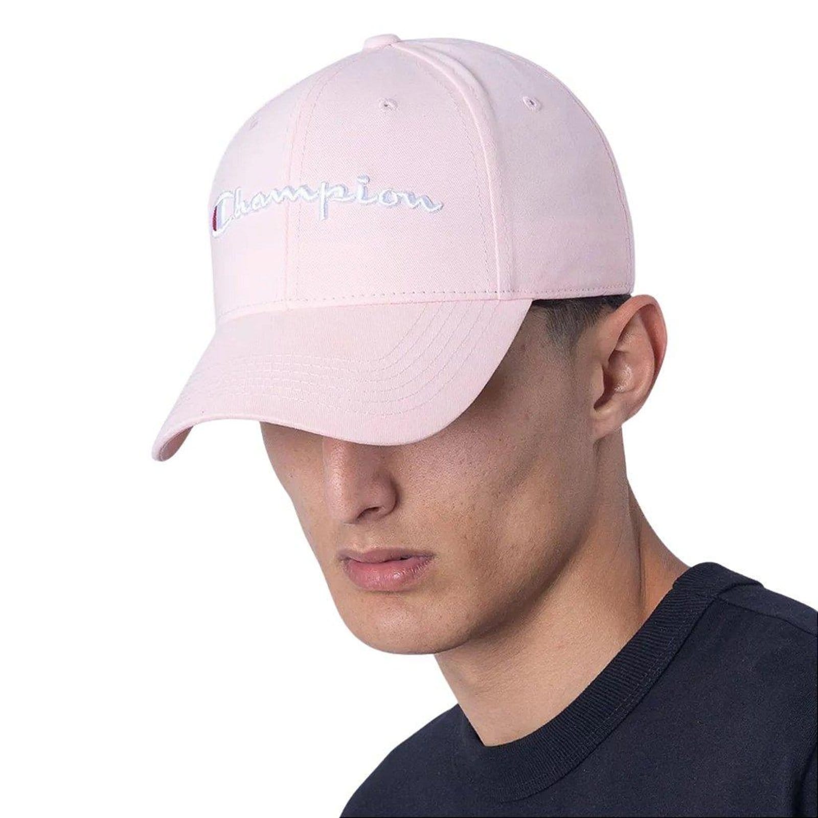 Vista 2 Boné Champion Masculino Script Snap Aba Curva Claro Champion rosa