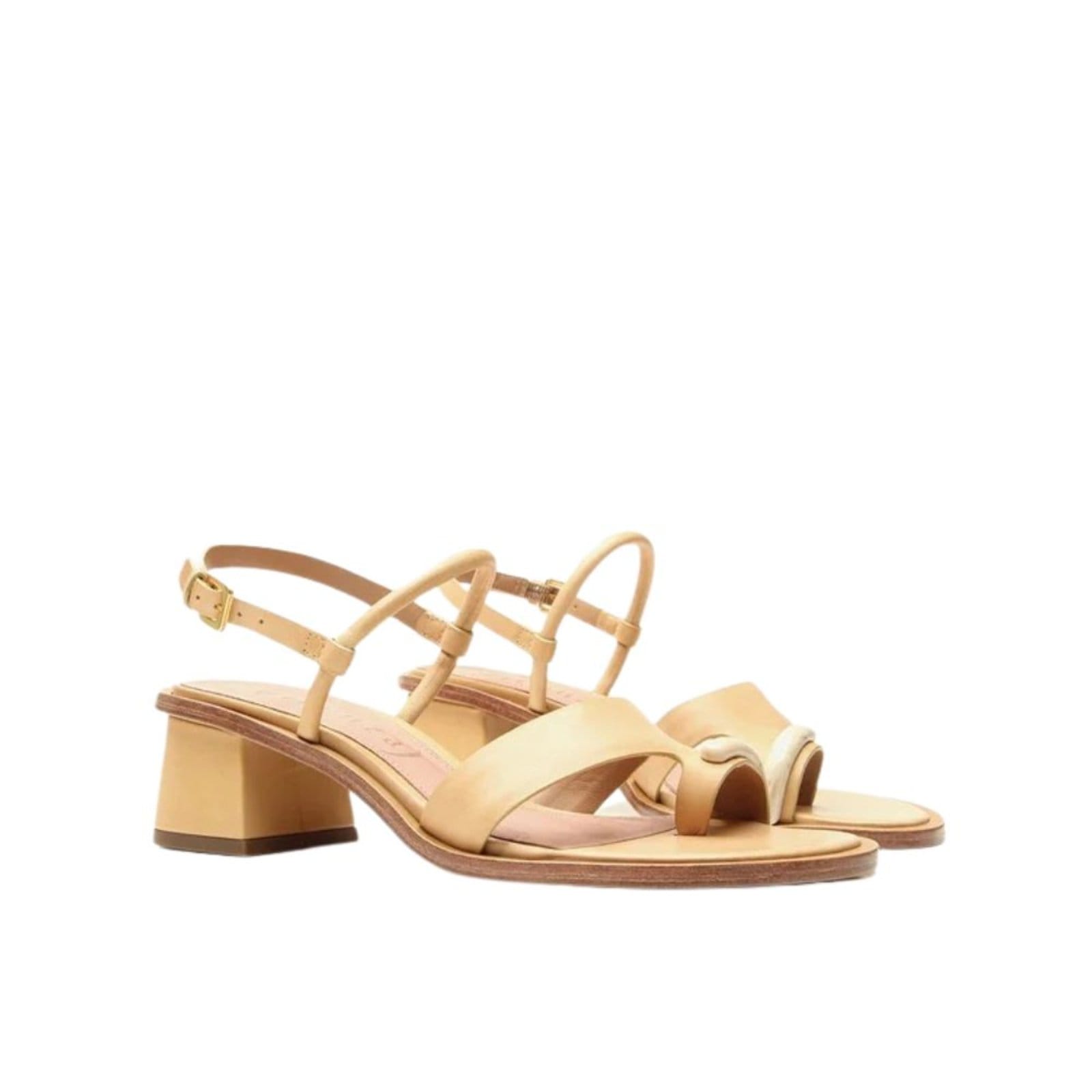 Vista 2 Sandália Vicenza De Dedo Safire Vicenza bege