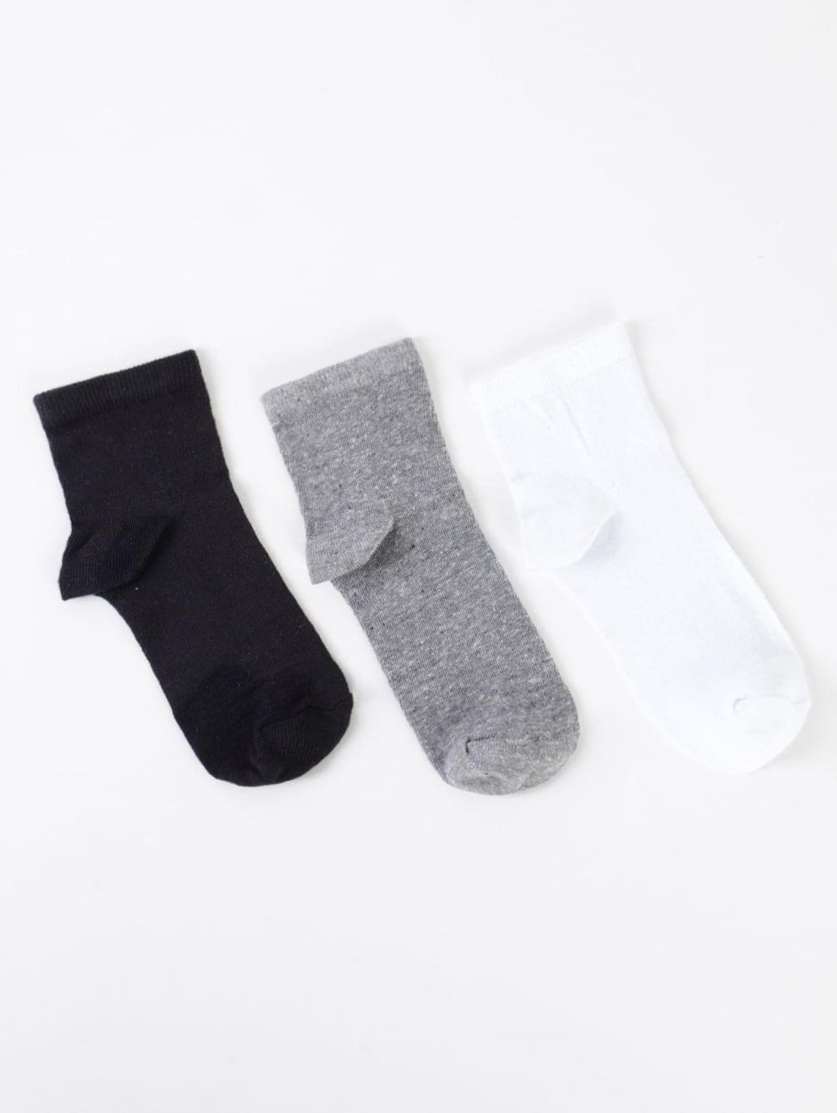 Vista principal Kit com 03 Meias Trifil Femininas Preto/Cinza TRIFIL branco
