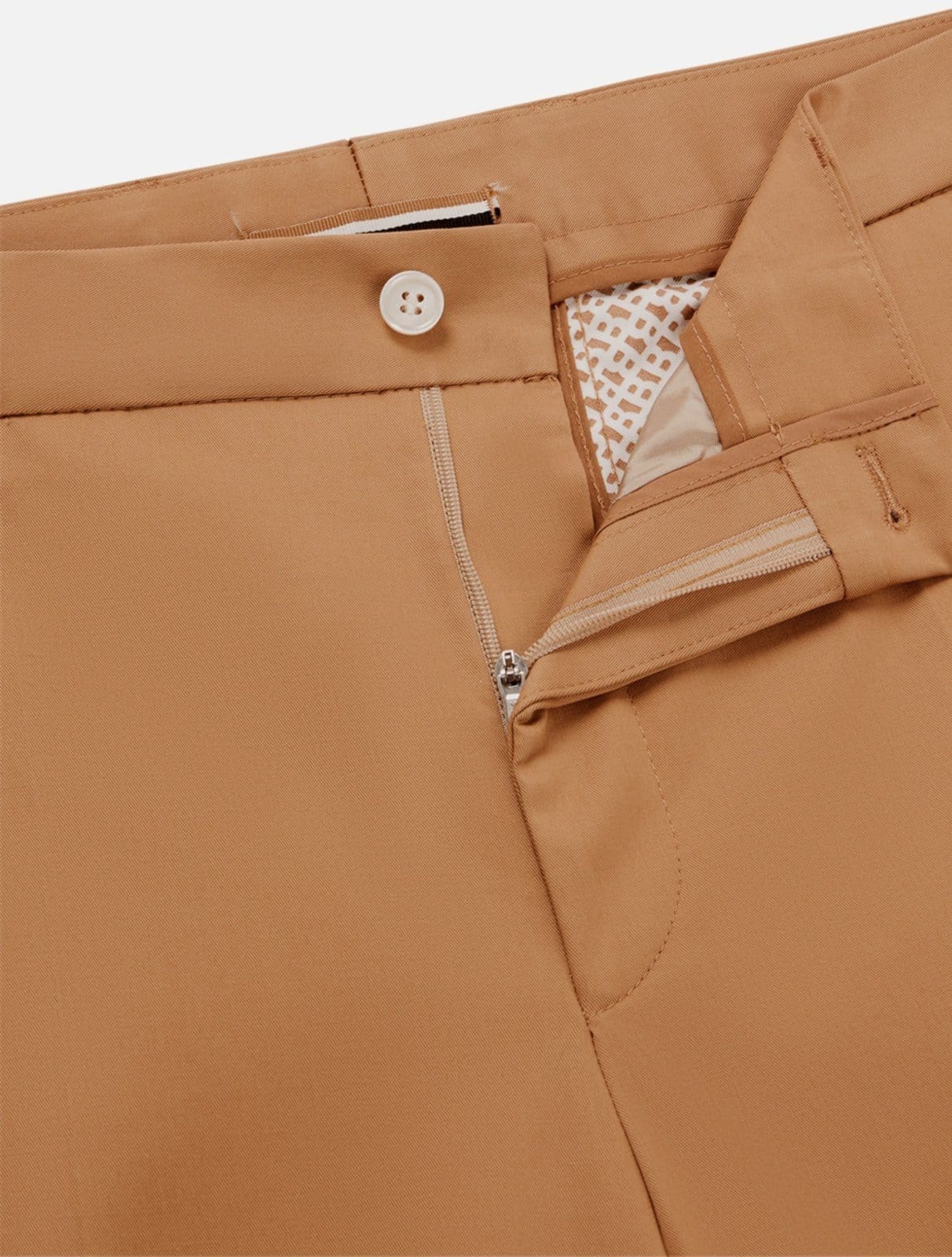 Vista 2 Calça Hugo Boss C-Perin 242 Relaxed Fit Hugo Boss bege